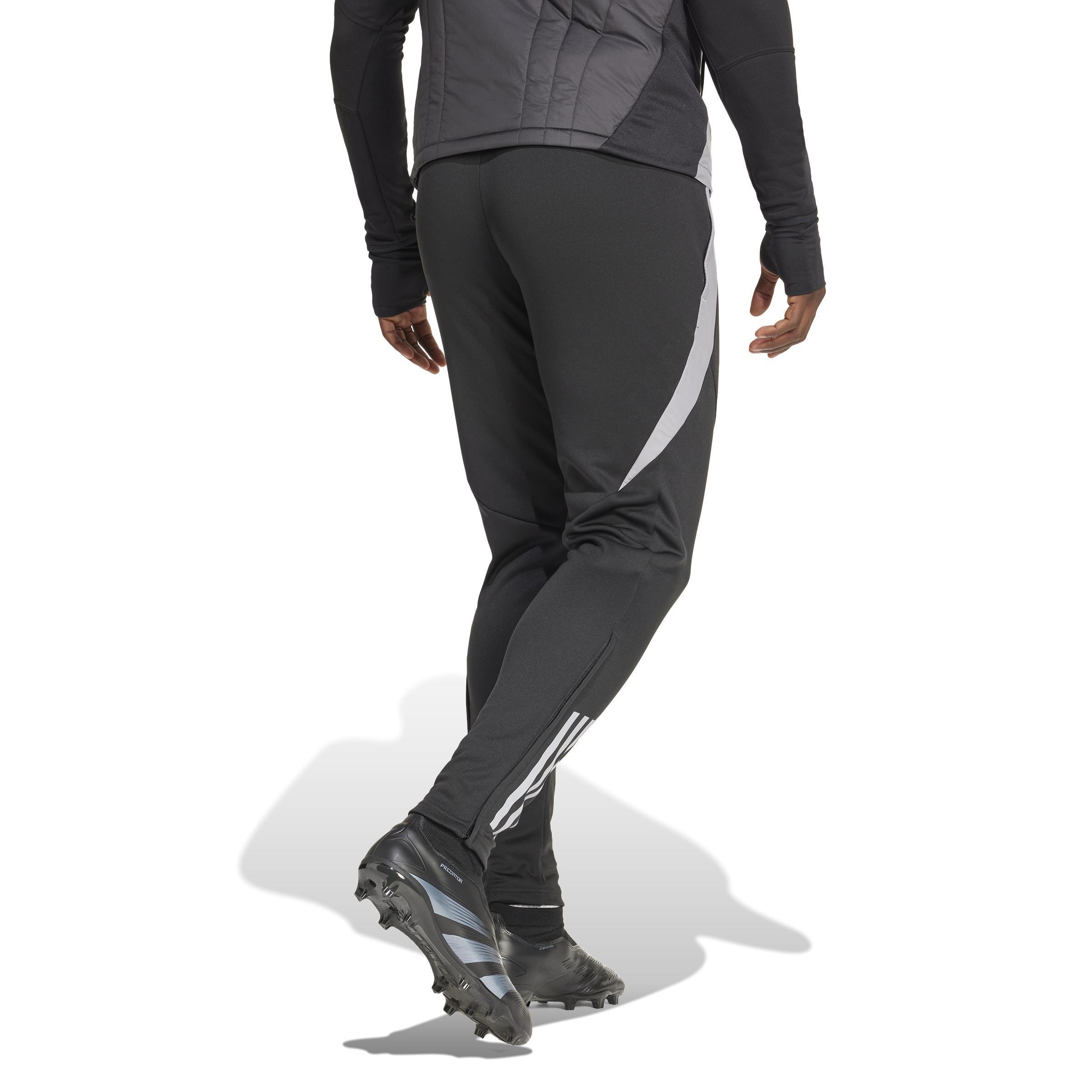 Tiro 24 Competition Winterized Tracksuit Bottoms, Black, A901_ONE, large image number 2