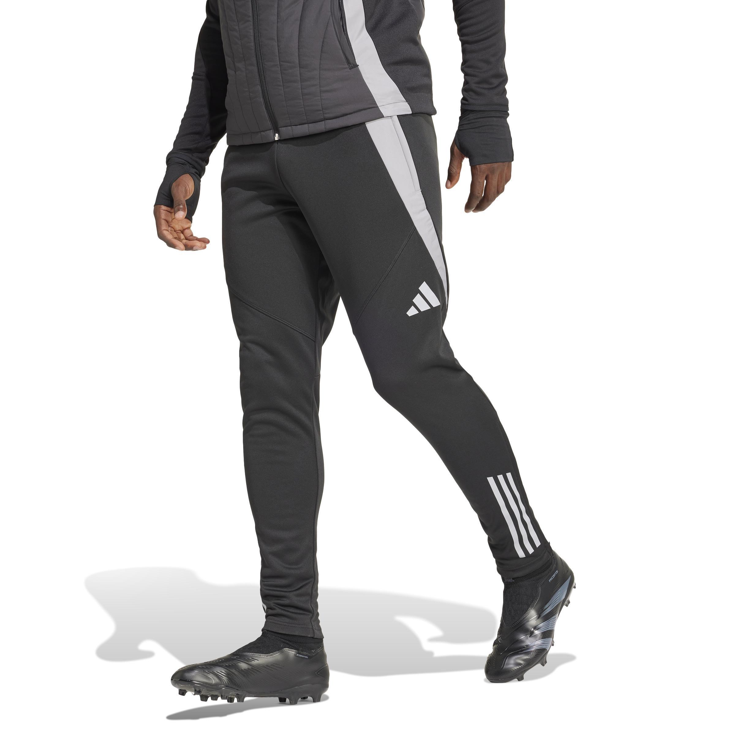 Tiro 24 Competition Winterized Tracksuit Bottoms, Black, A901_ONE, large image number 6