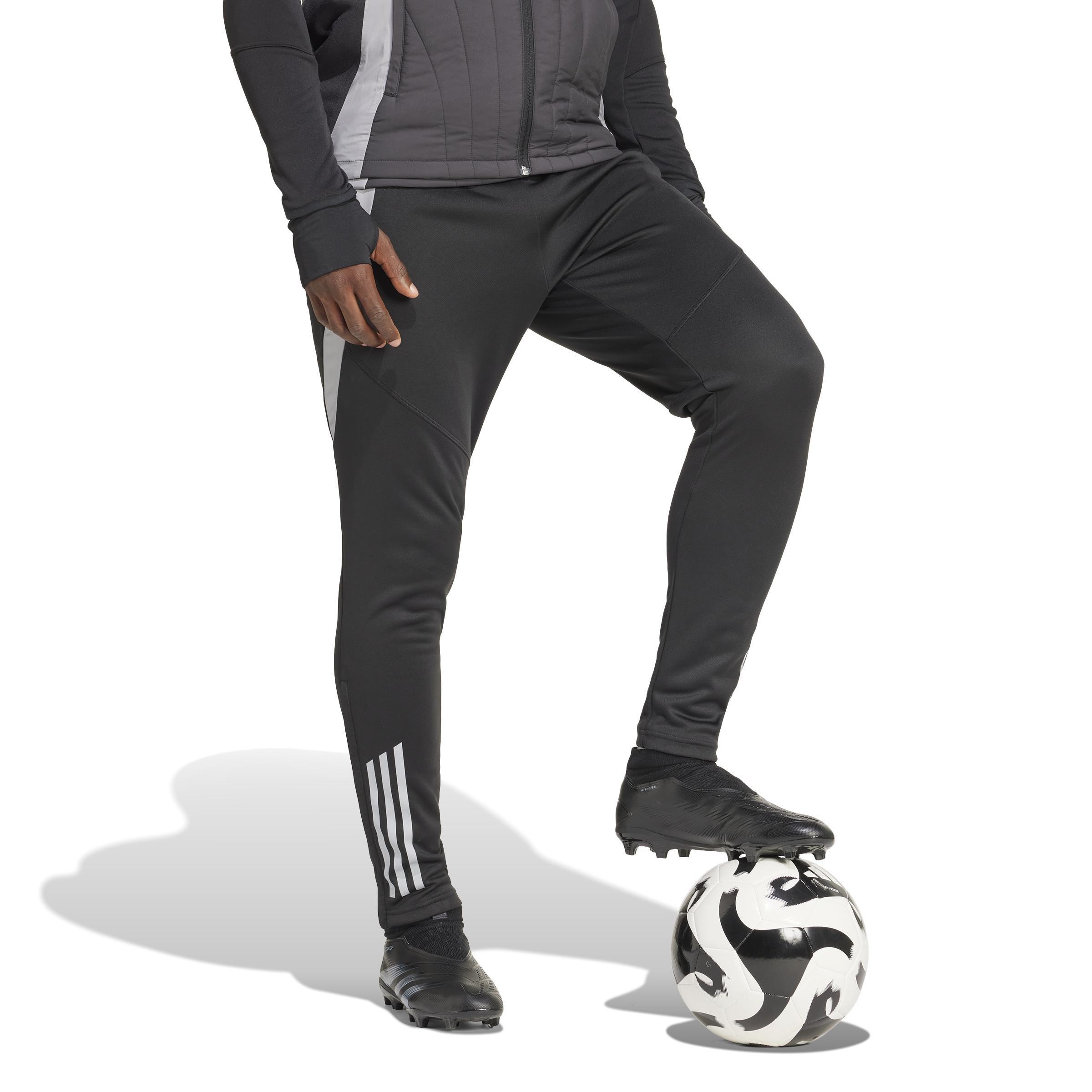 Tiro 24 Competition Winterized Tracksuit Bottoms, Black, A901_ONE, large image number 9