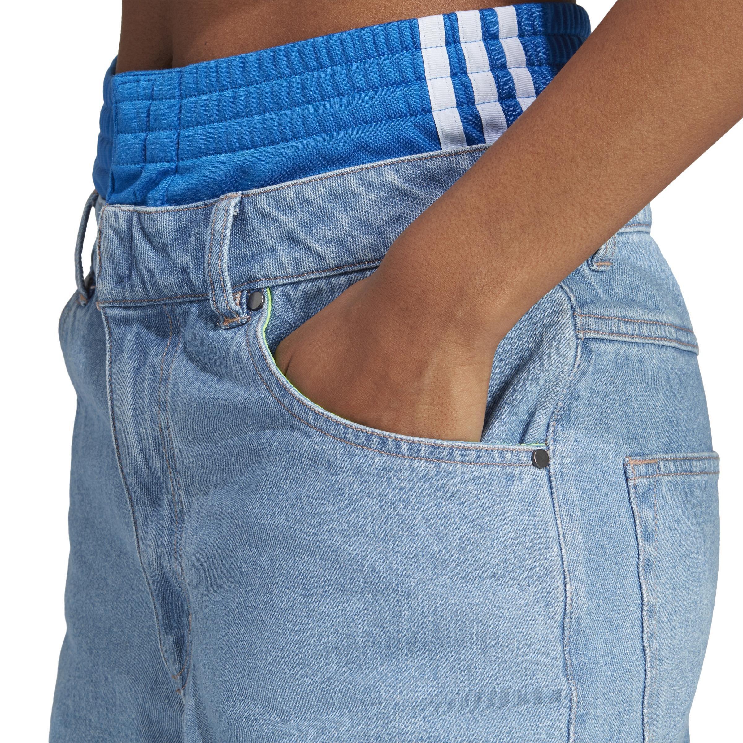 Originals X Kseniaschnaider Boxer Short Jeans, Blue, A901_ONE, large image number 5