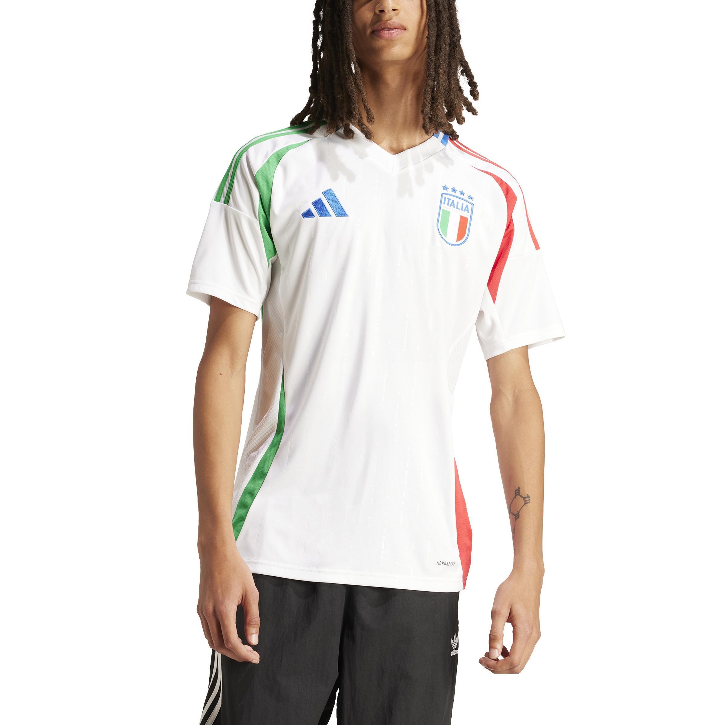 Italy 24 Away Jersey, White, A901_ONE, large image number 2