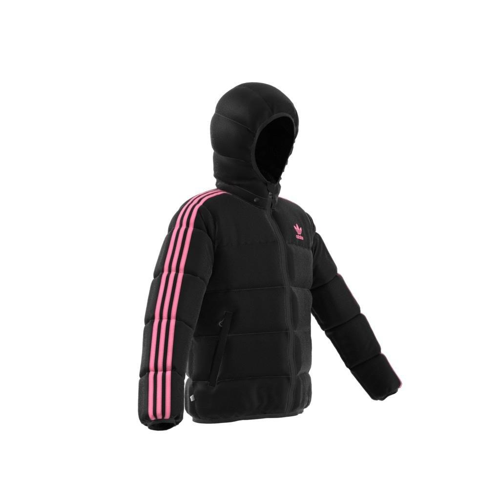 Unisex Kids Adicolor Jacket, Black, A901_ONE, large image number 7