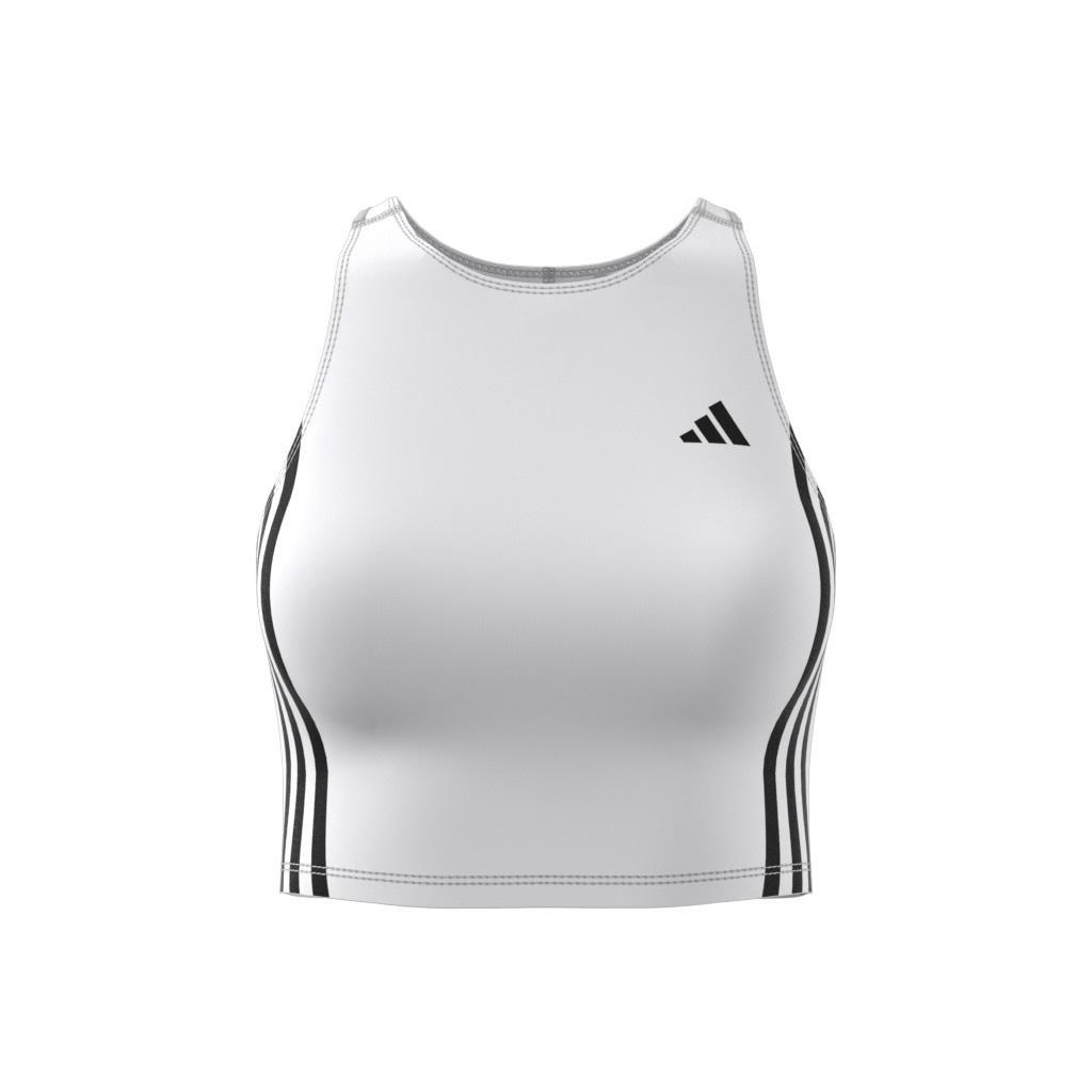 Own The Run 3-Stripes Tank Top, White, A901_ONE, large image number 13