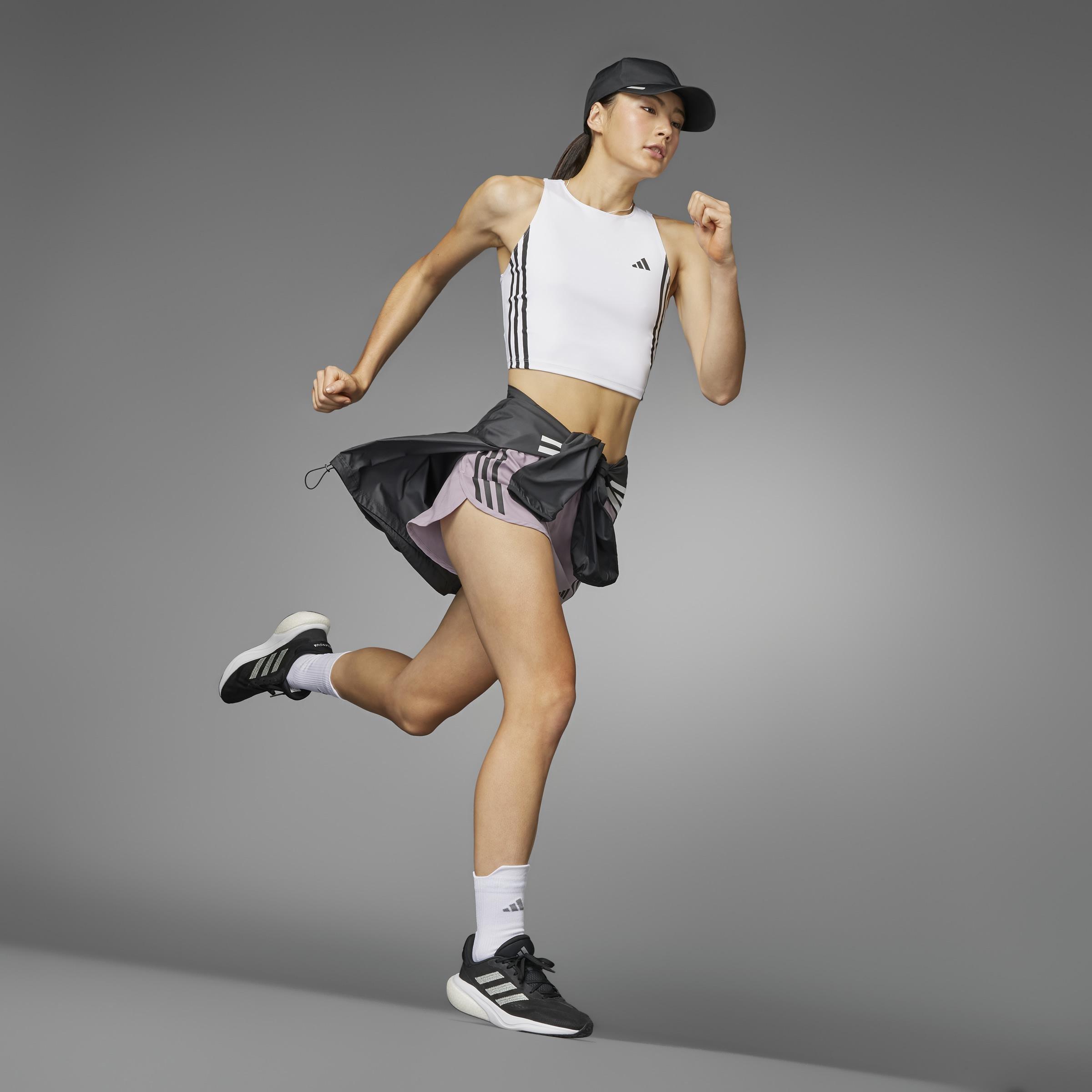 Own The Run 3-Stripes Tank Top, White, , large image number 14