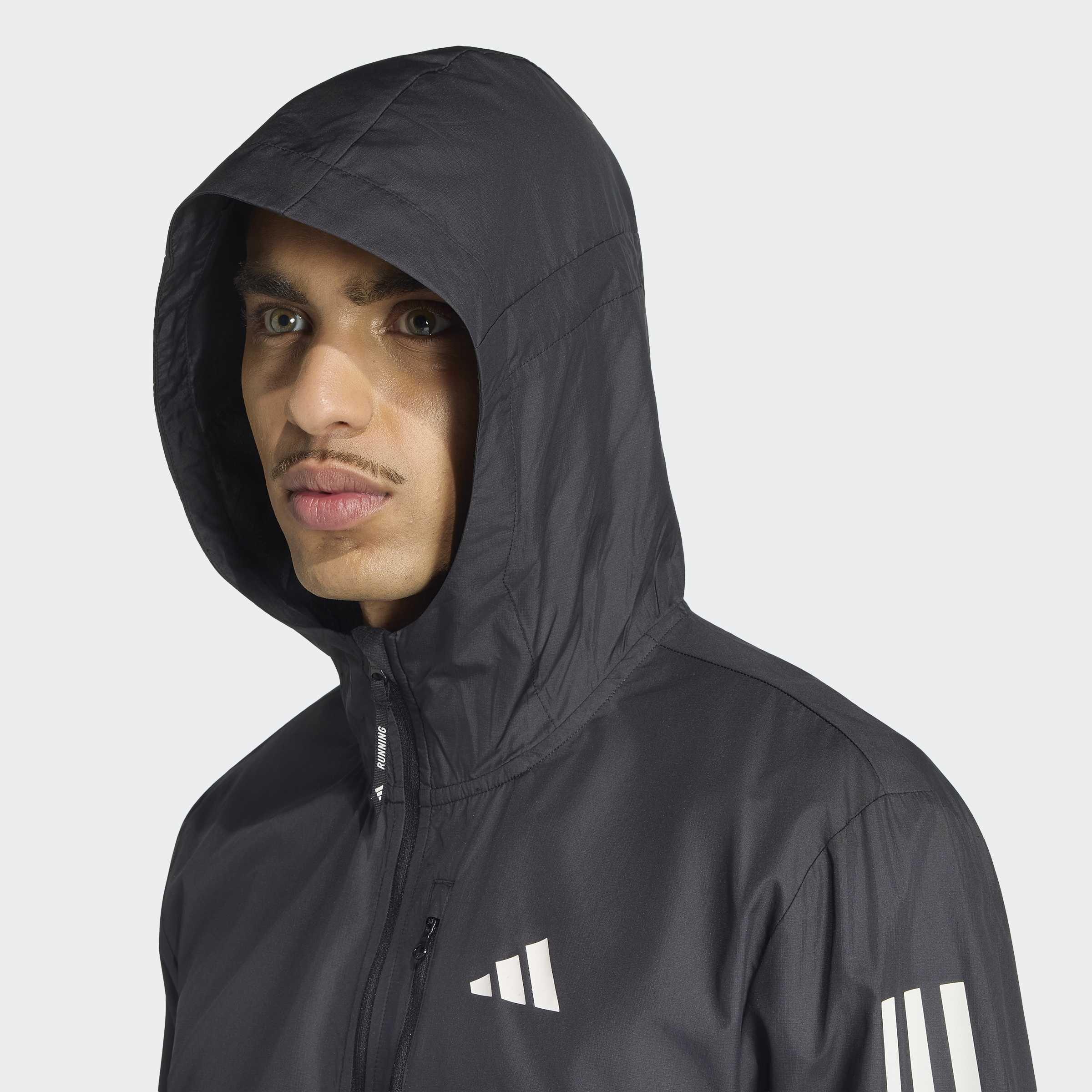 Own the Run Jacket, Black, A901_ONE, large image number 3