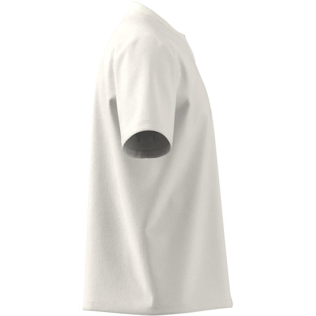 Lounge Piqué Terry T-Shirt, White, A901_ONE, large image number 6