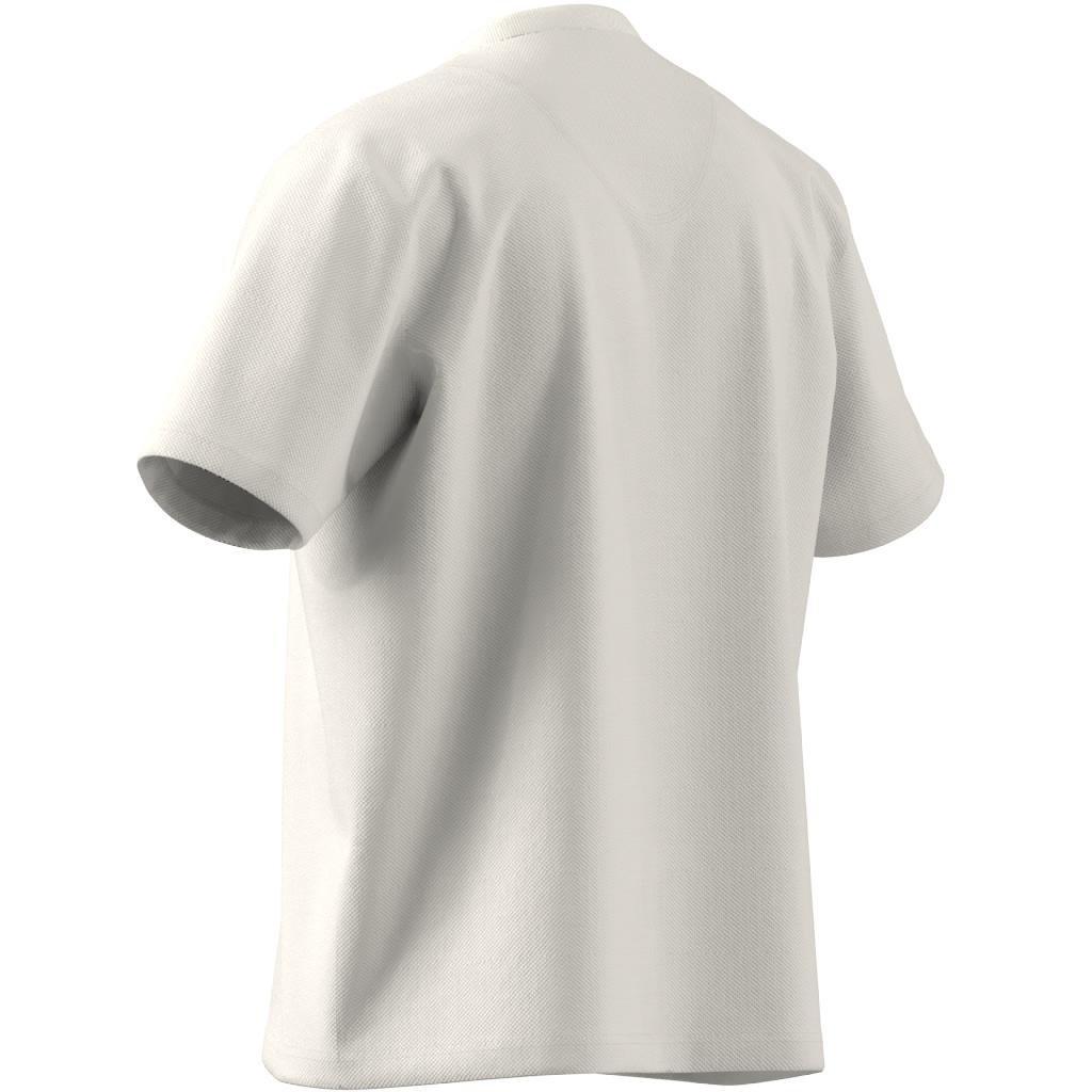 Lounge Piqué Terry T-Shirt, White, A901_ONE, large image number 11
