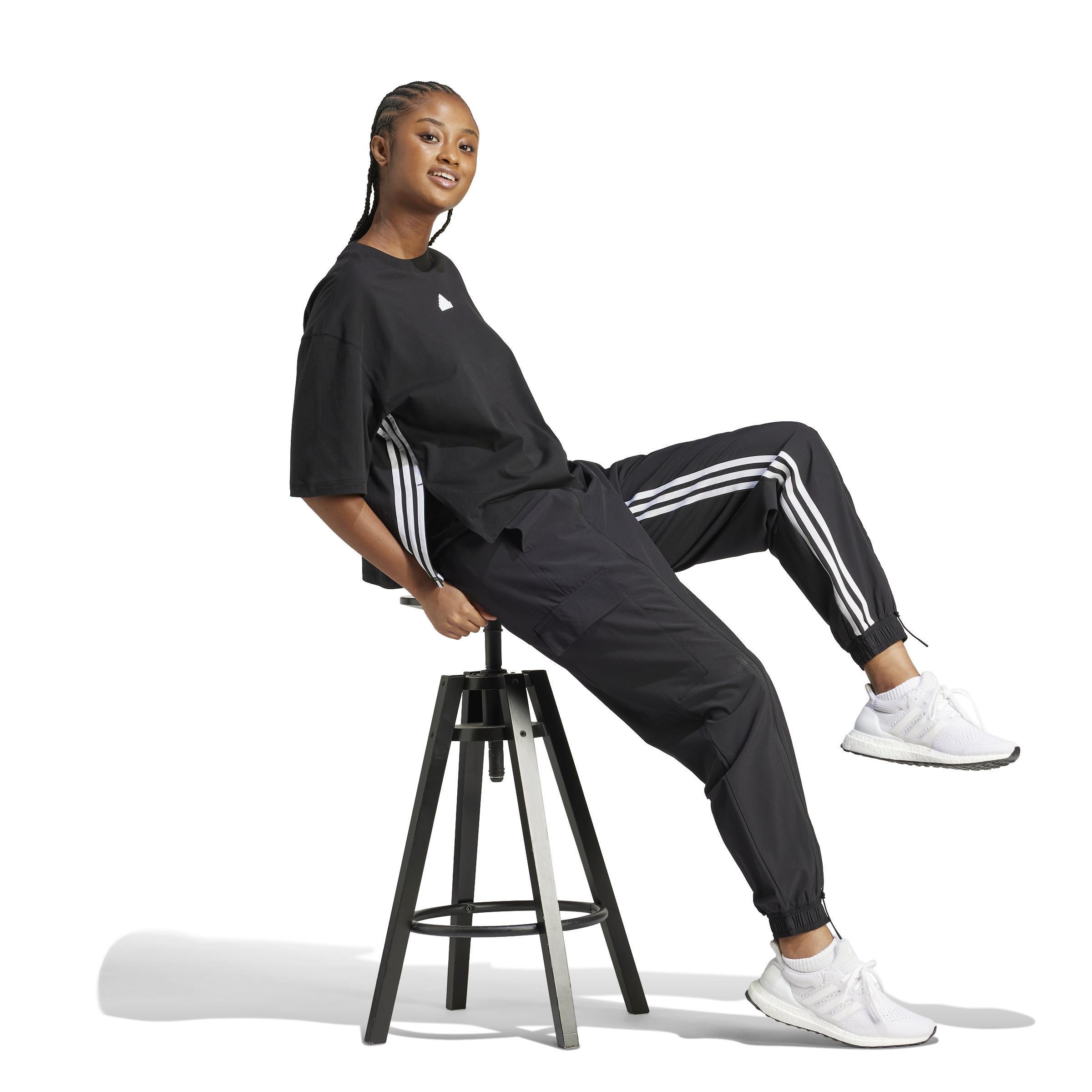 Dance All-Gender Versatile Woven Cargo Tracksuit Bottoms, Black, A901_ONE, large image number 6