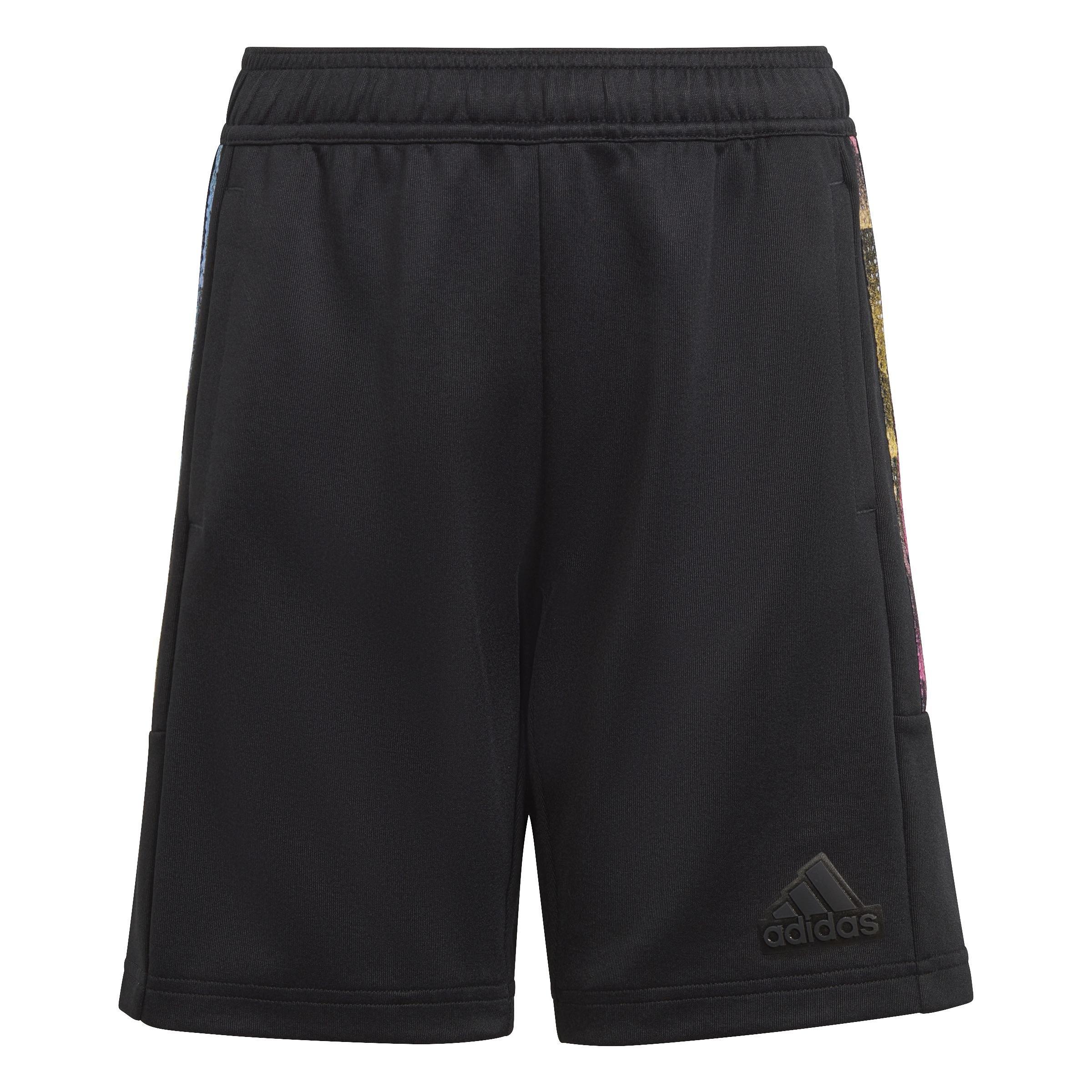 Unisex Kids Tiro Summer Shorts, Black, , large image number 1