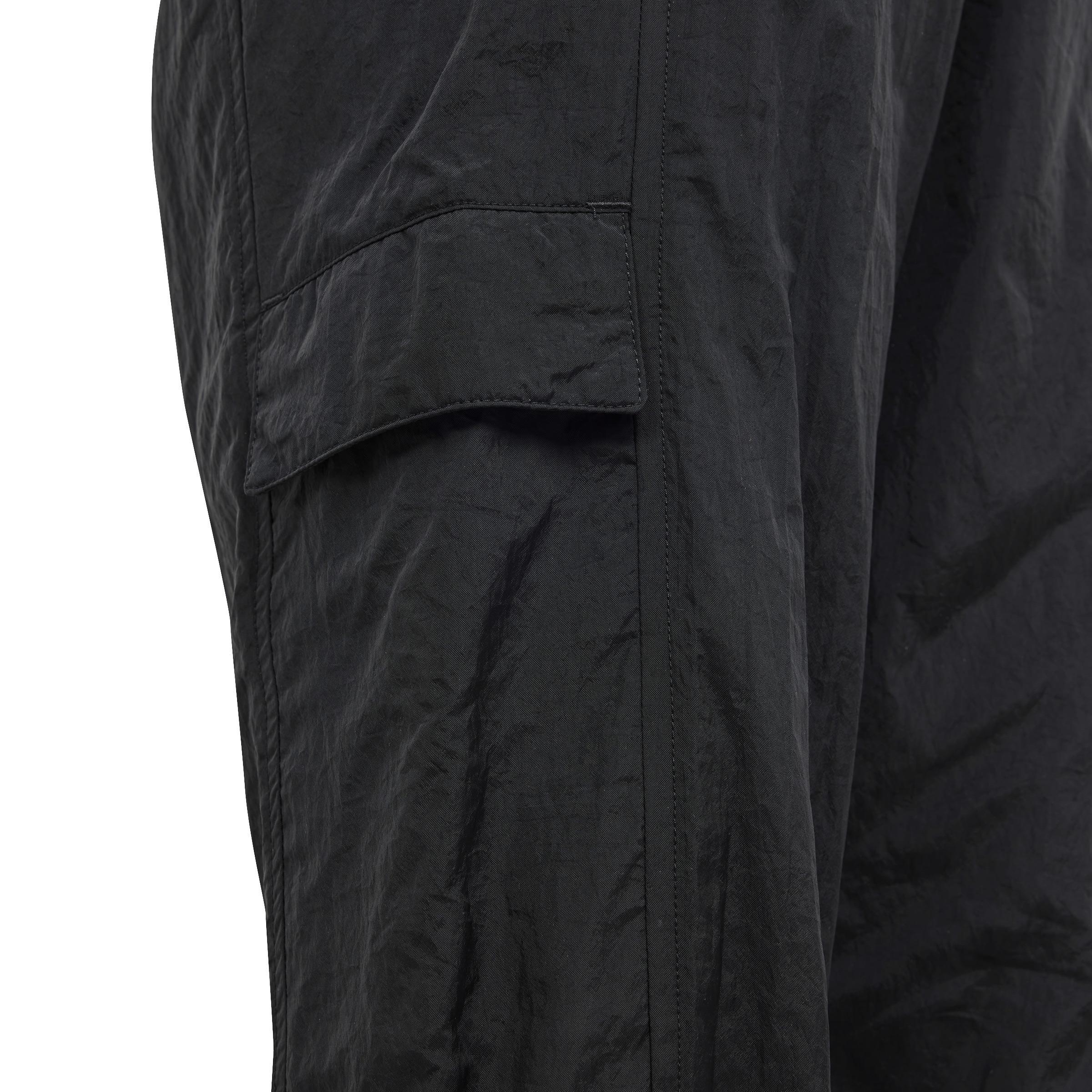 Unisex Kids Dance Woven Cargo Tracksuit Bottoms, Black, A901_ONE, large image number 5