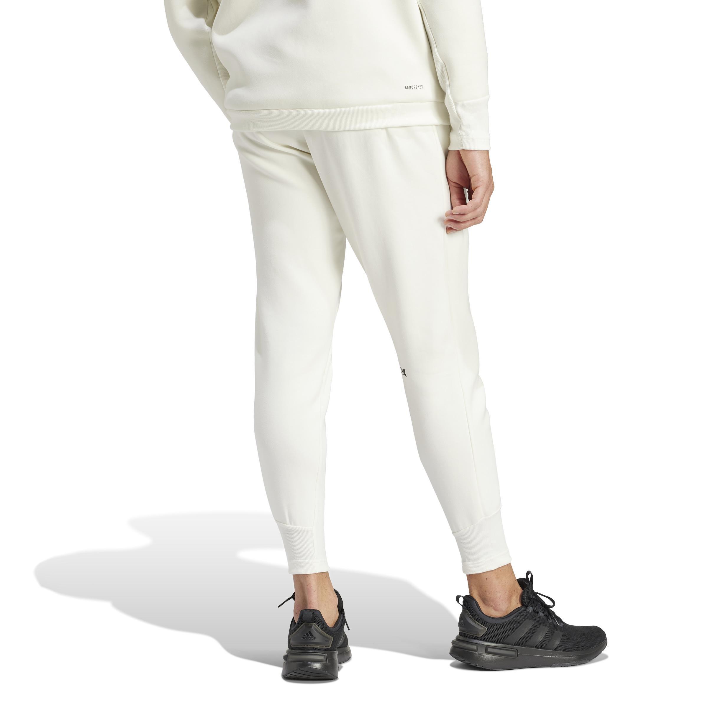 Z.N.E. Premium Tracksuit Bottoms, White, A901_ONE, large image number 2