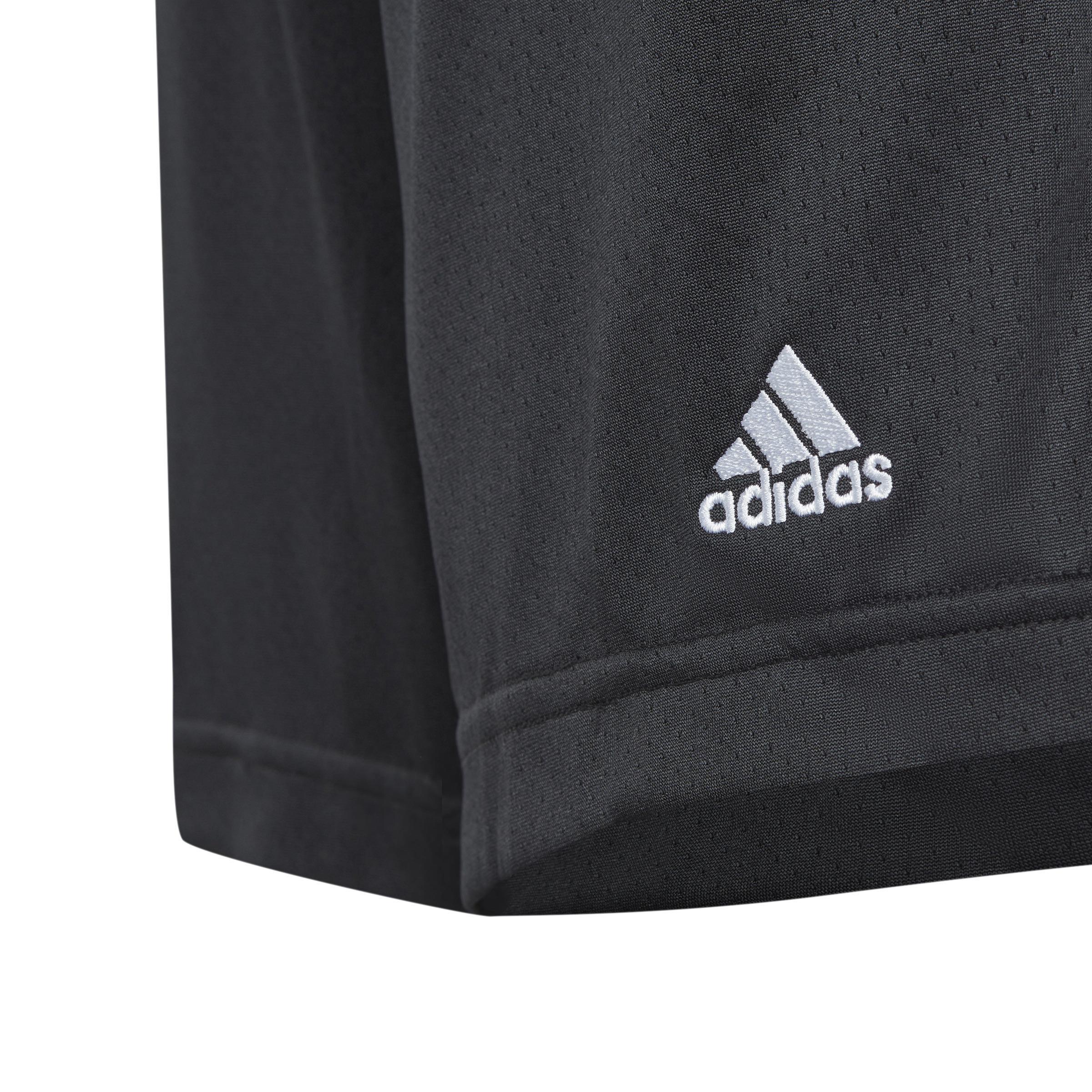 Unisex Kids Brand Love Mesh Shorts, Black, A901_ONE, large image number 3