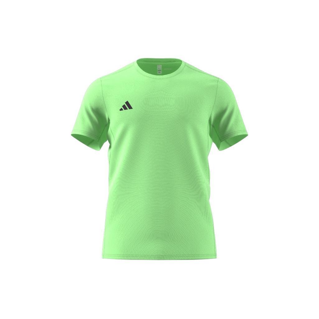 Adizero Essentials Running T-Shirt, Green, A901_ONE, large image number 13