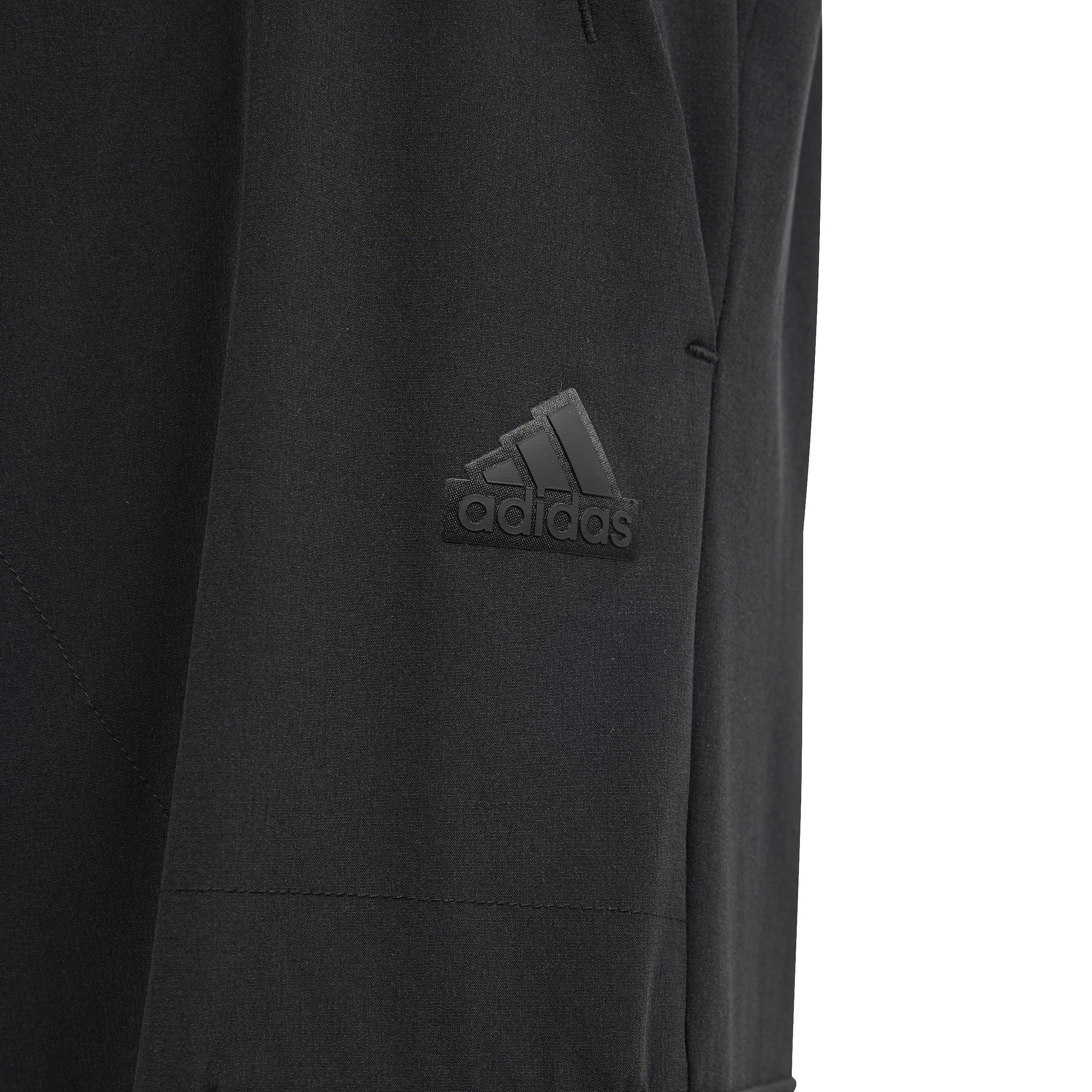 Unisex Kids City Escape Casual Cargo Tracksuit Bottoms, Black, , large image number 3