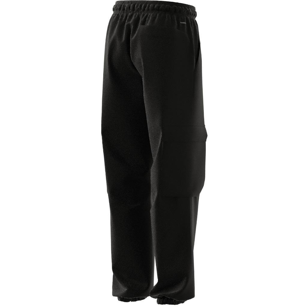 Unisex Kids City Escape Casual Cargo Tracksuit Bottoms, Black, A901_ONE, large image number 9