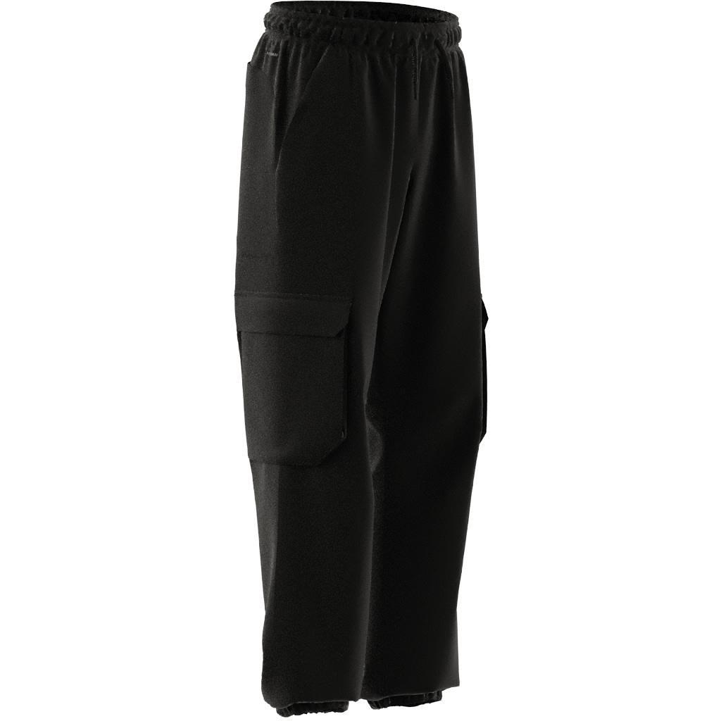 Unisex Kids City Escape Casual Cargo Tracksuit Bottoms, Black, , large image number 10