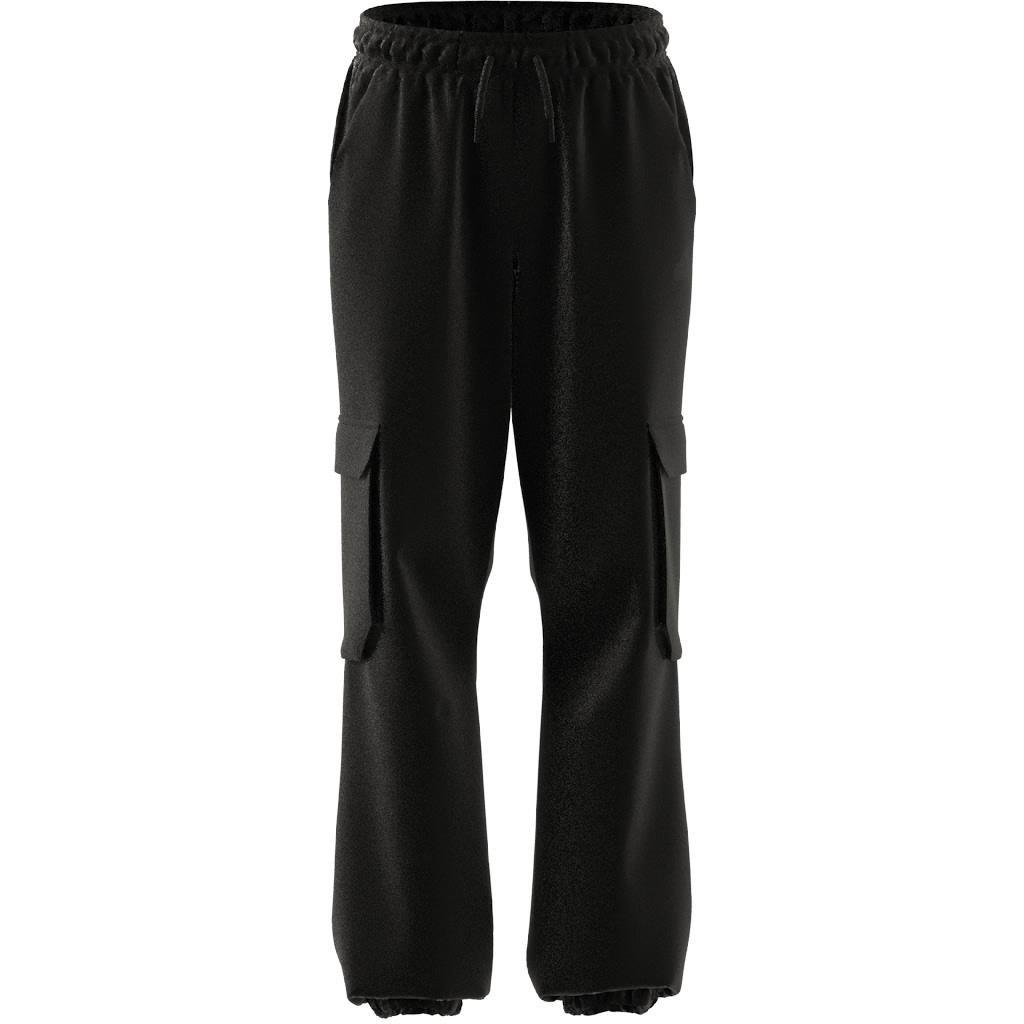Unisex Kids City Escape Casual Cargo Tracksuit Bottoms, Black, A901_ONE, large image number 12