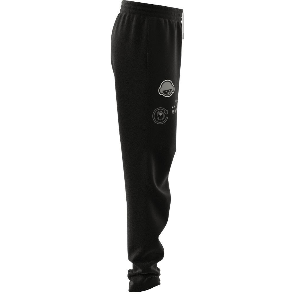 Unisex Kids Brand Love Joggers, Black, A901_ONE, large image number 7