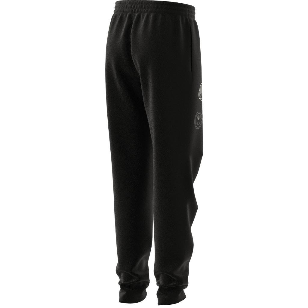 Unisex Kids Brand Love Joggers, Black, A901_ONE, large image number 11