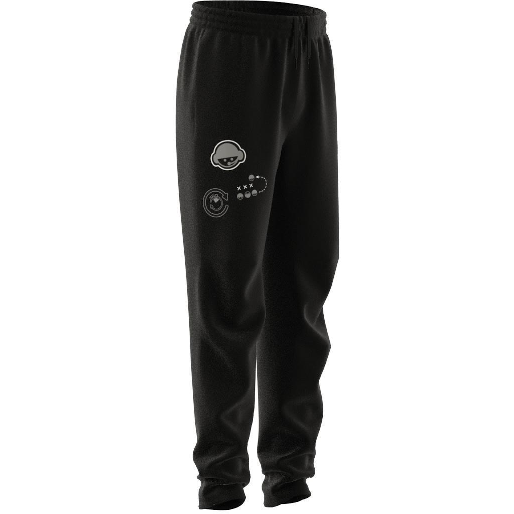 Unisex Kids Brand Love Joggers, Black, A901_ONE, large image number 14