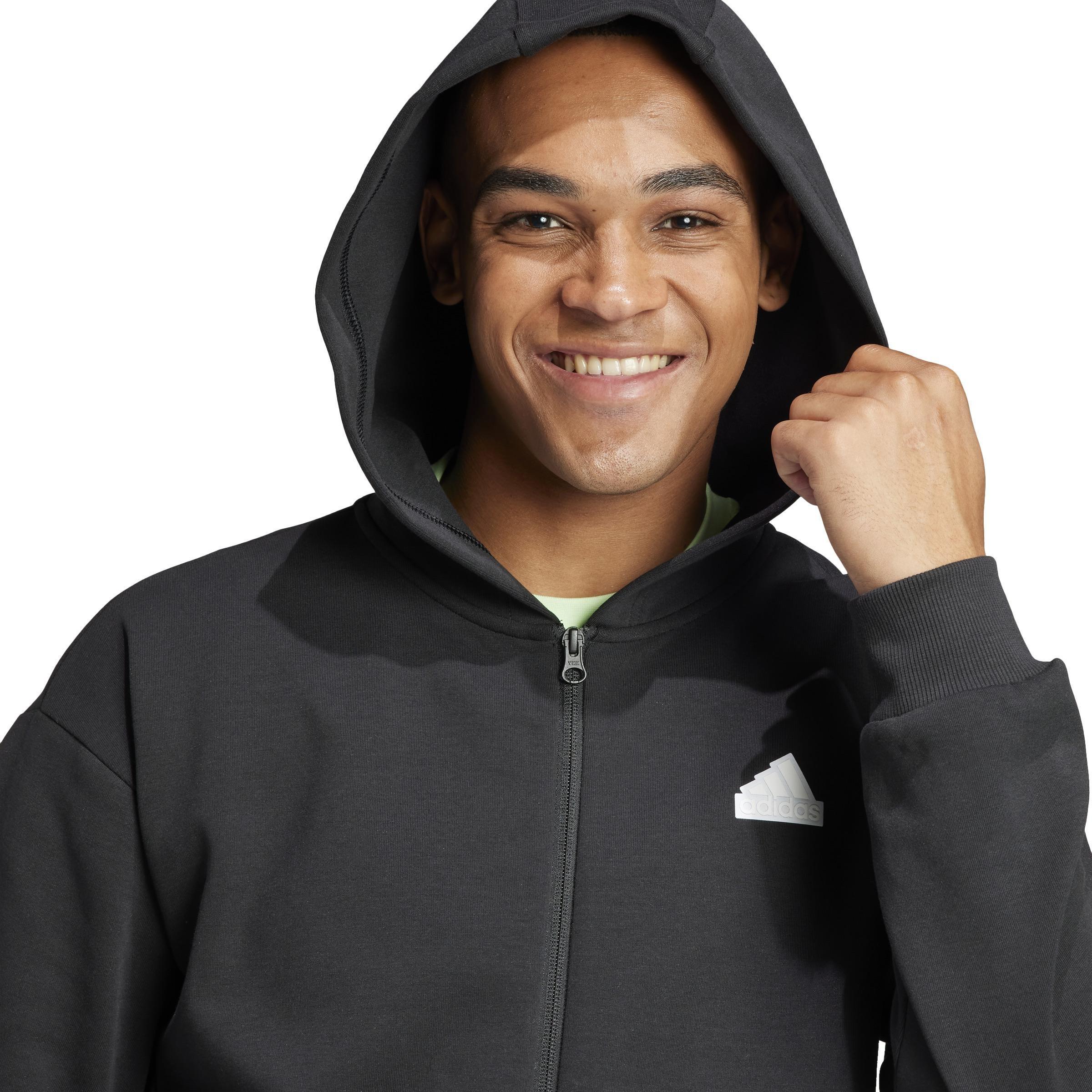 Future Icons Badge of Sport Full Zip Hoodie, Multicolour, , large image number 4