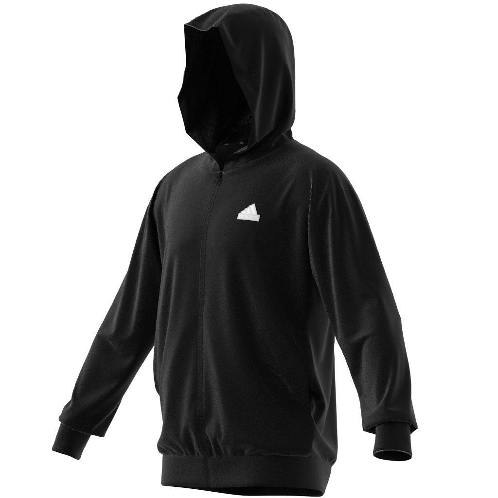 Future Icons Badge of Sport Full Zip Hoodie, Multicolour, , large image number 8
