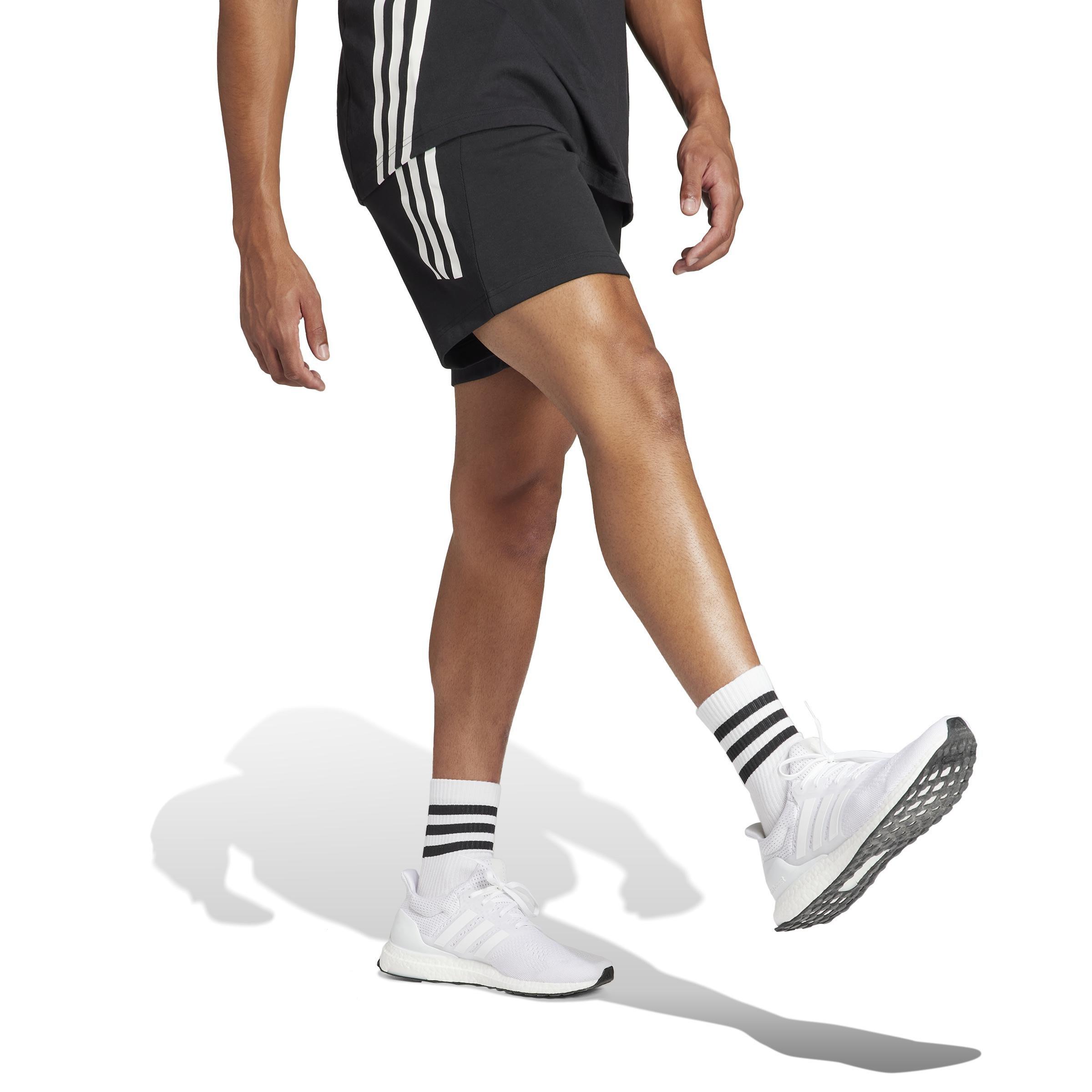 Future Icons 3-Stripes Shorts, Black, , large image number 8