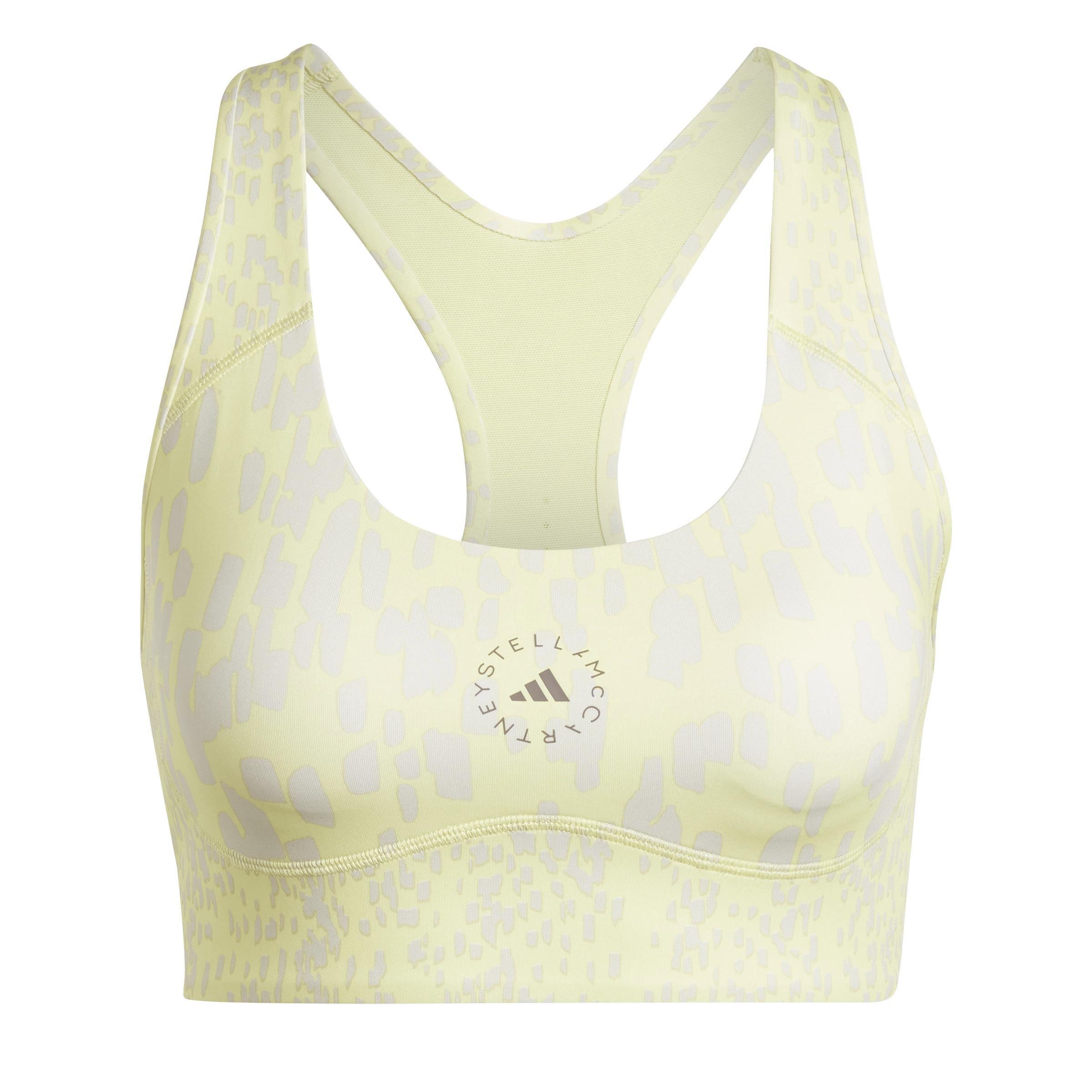 Training Medium Support Bra, Yellow, , large image number 1