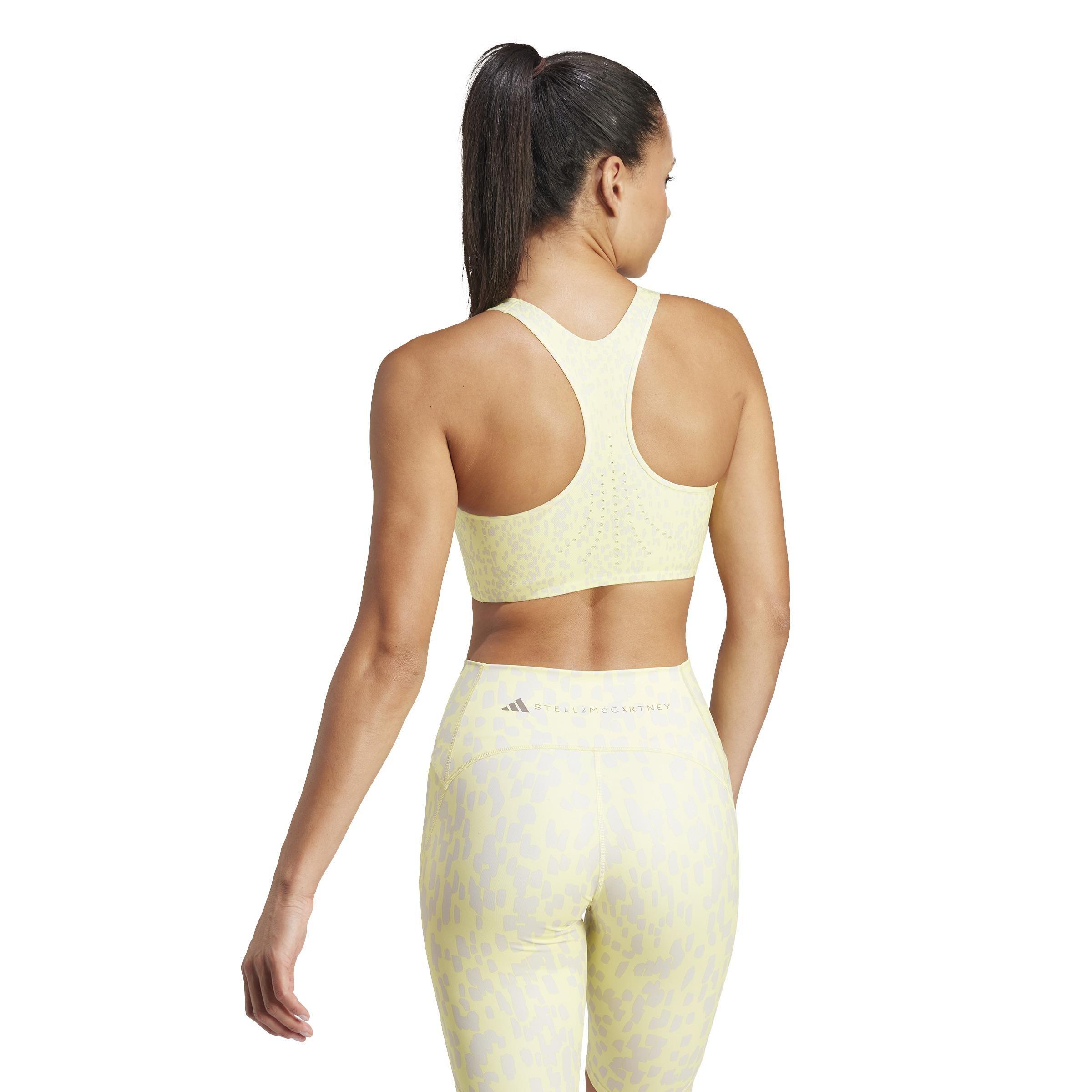 Training Medium Support Bra, Yellow, , large image number 3