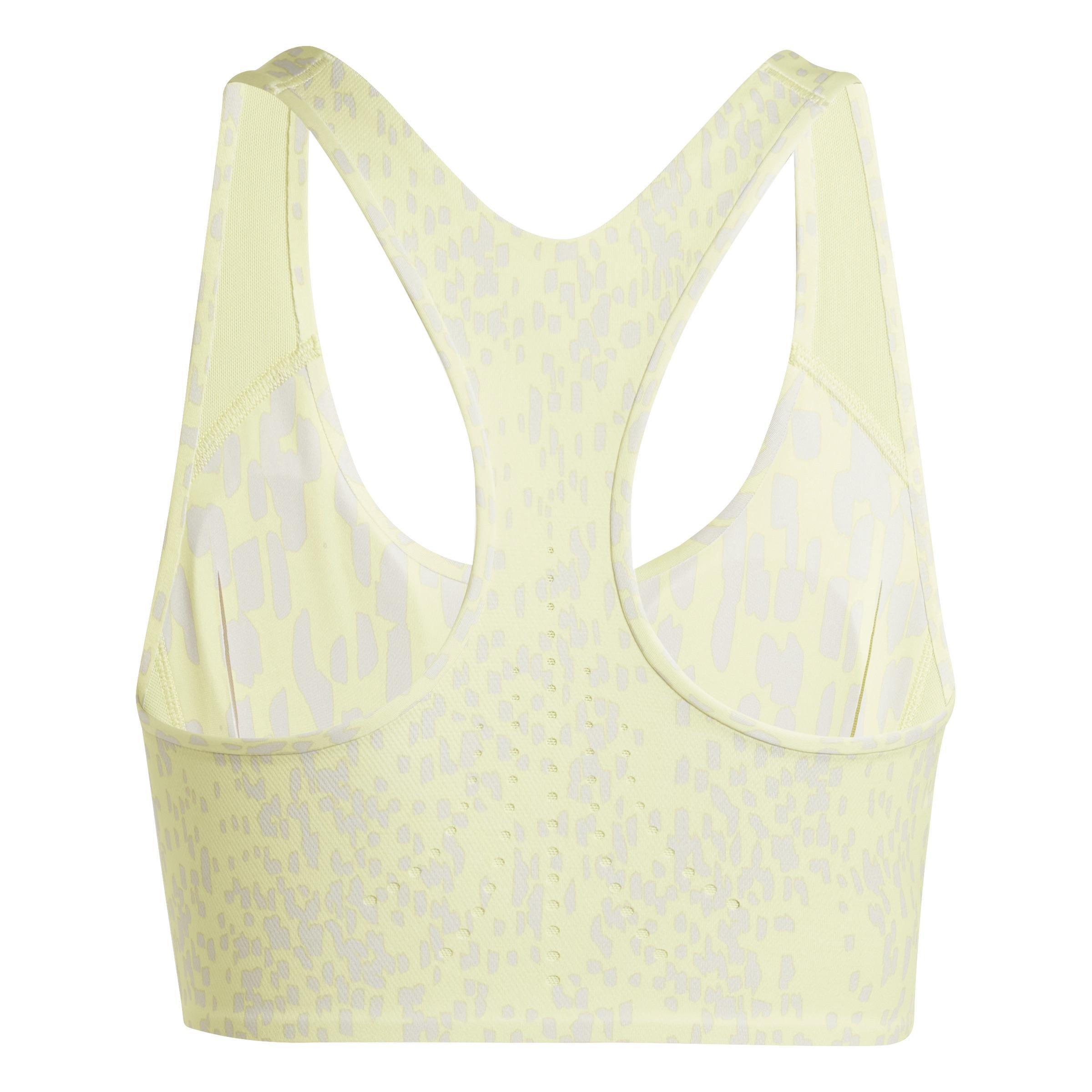 Training Medium Support Bra, Yellow, , large image number 4