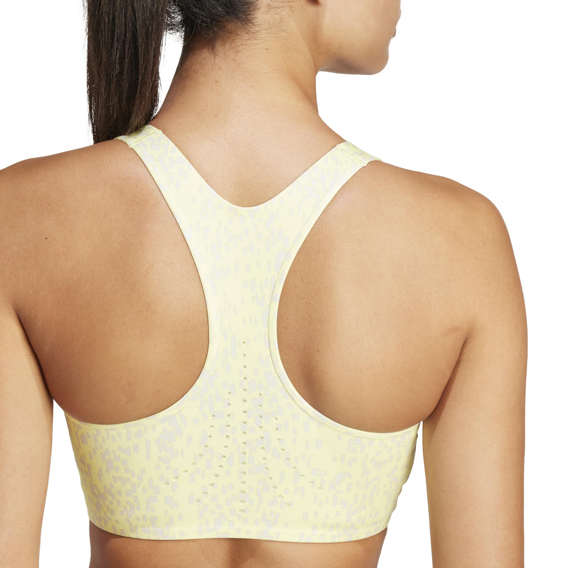 Training Medium Support Bra, Yellow, , large image number 6