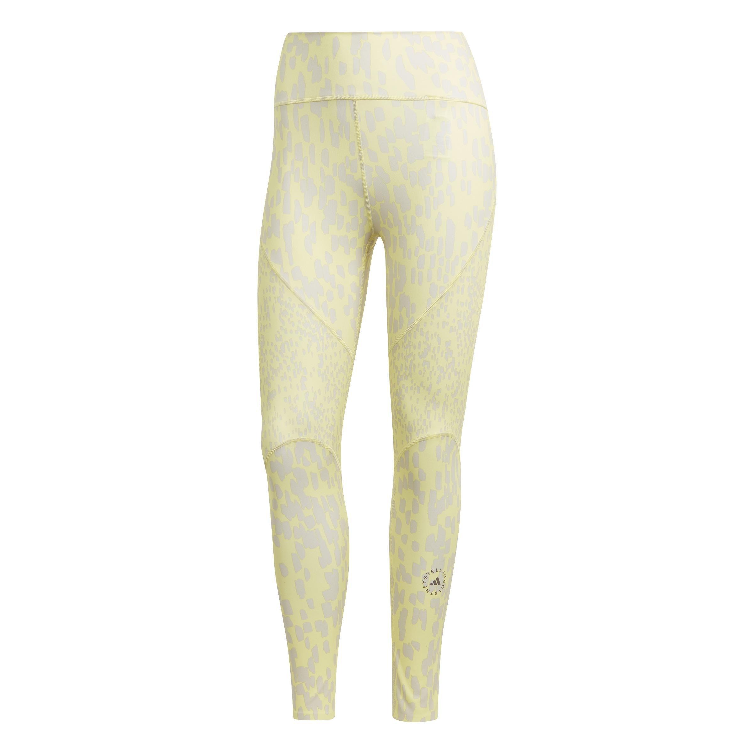Optime Training Printed 7/8 Leggings, Yellow, , large image number 0