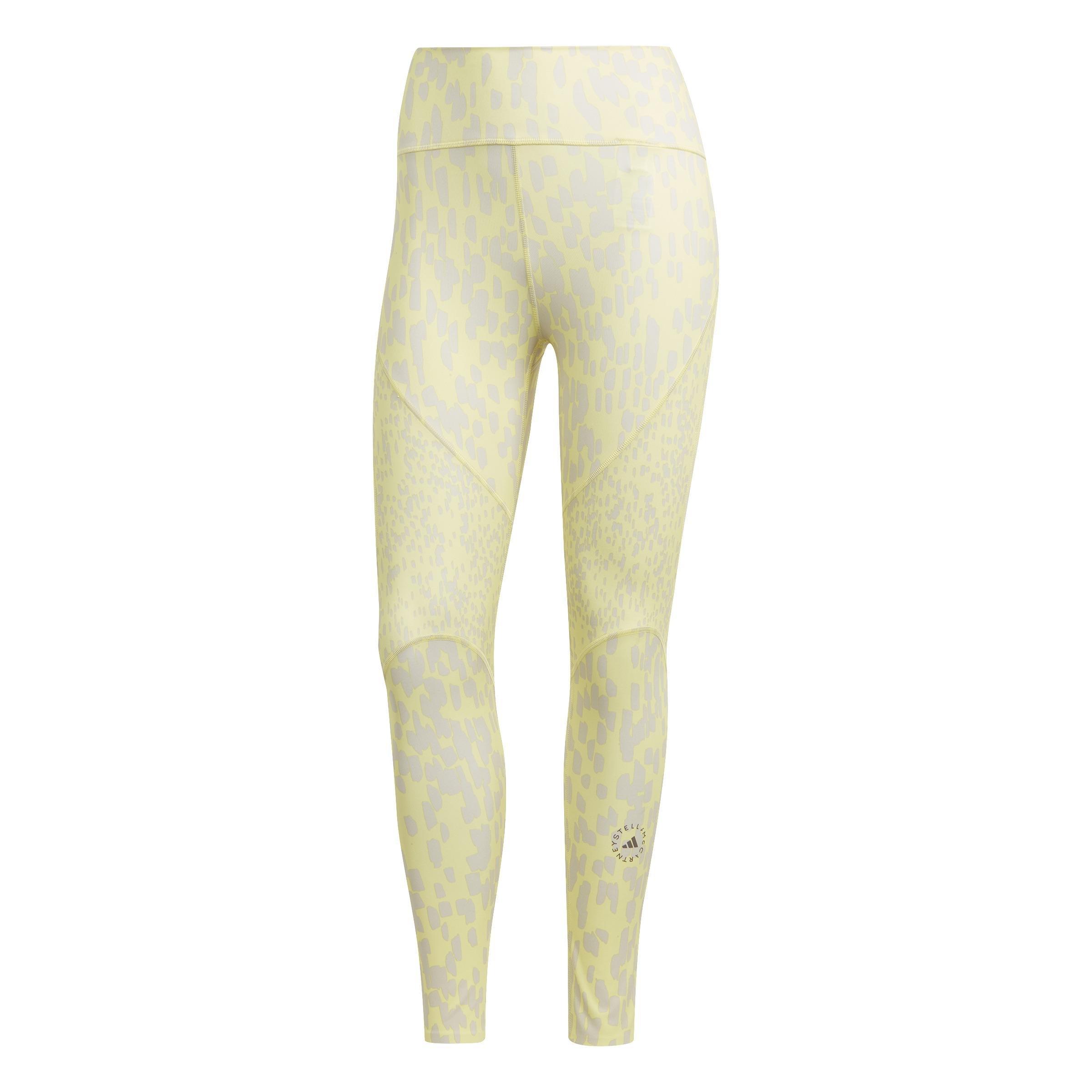 Optime Training Printed 7/8 Leggings, Yellow, , large image number 1