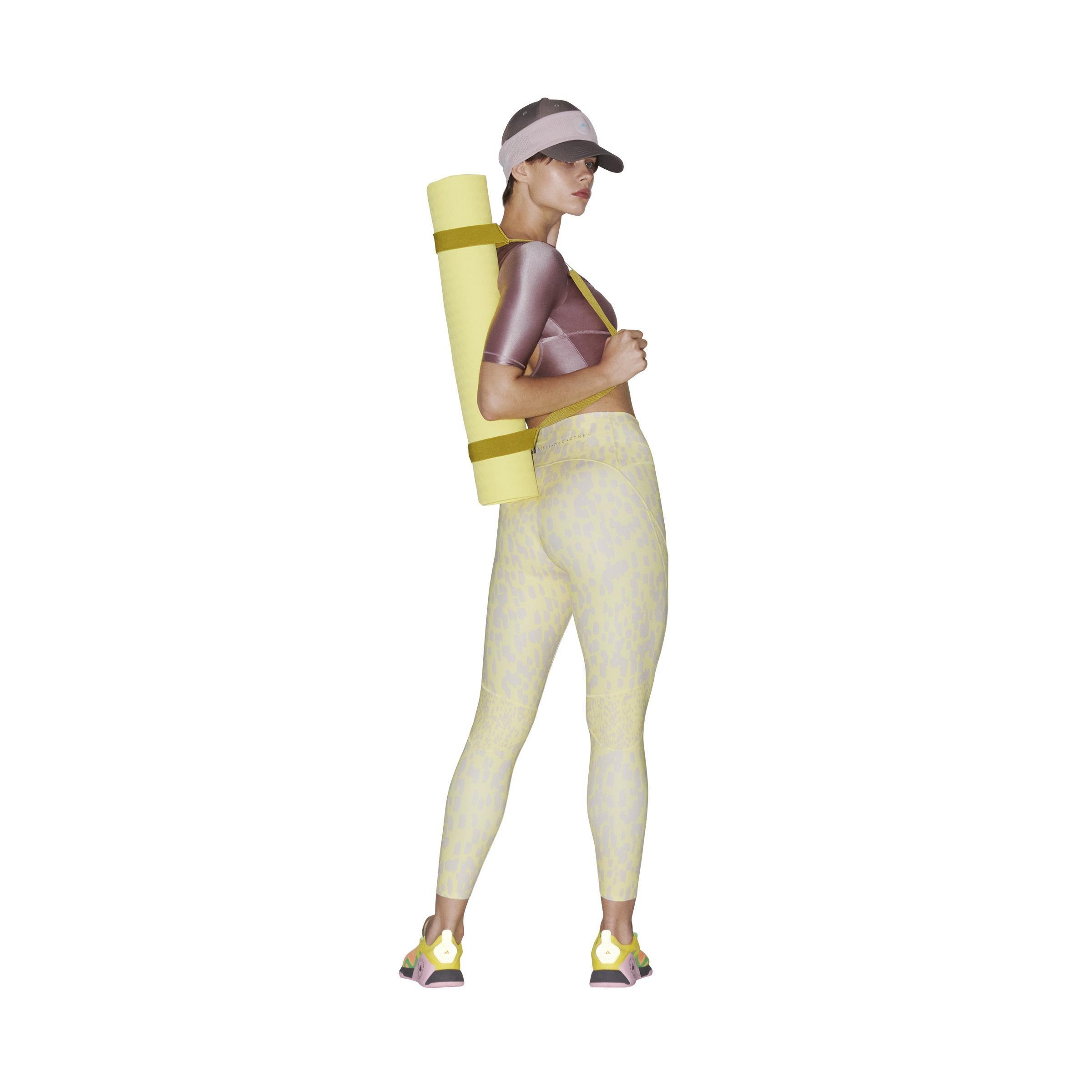 Optime Training Printed 7/8 Leggings, Yellow, , large image number 2