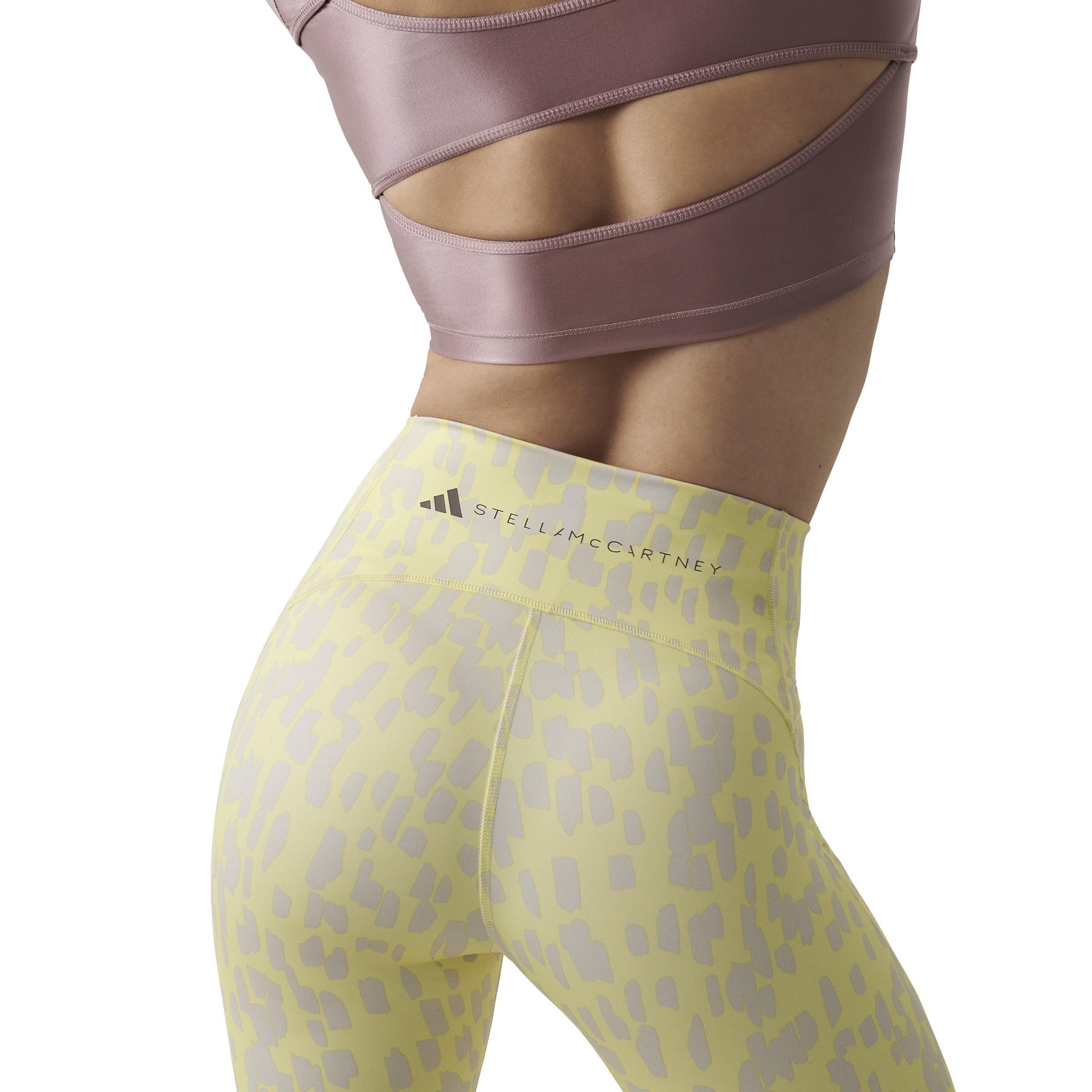 Optime Training Printed 7/8 Leggings, Yellow, , large image number 4