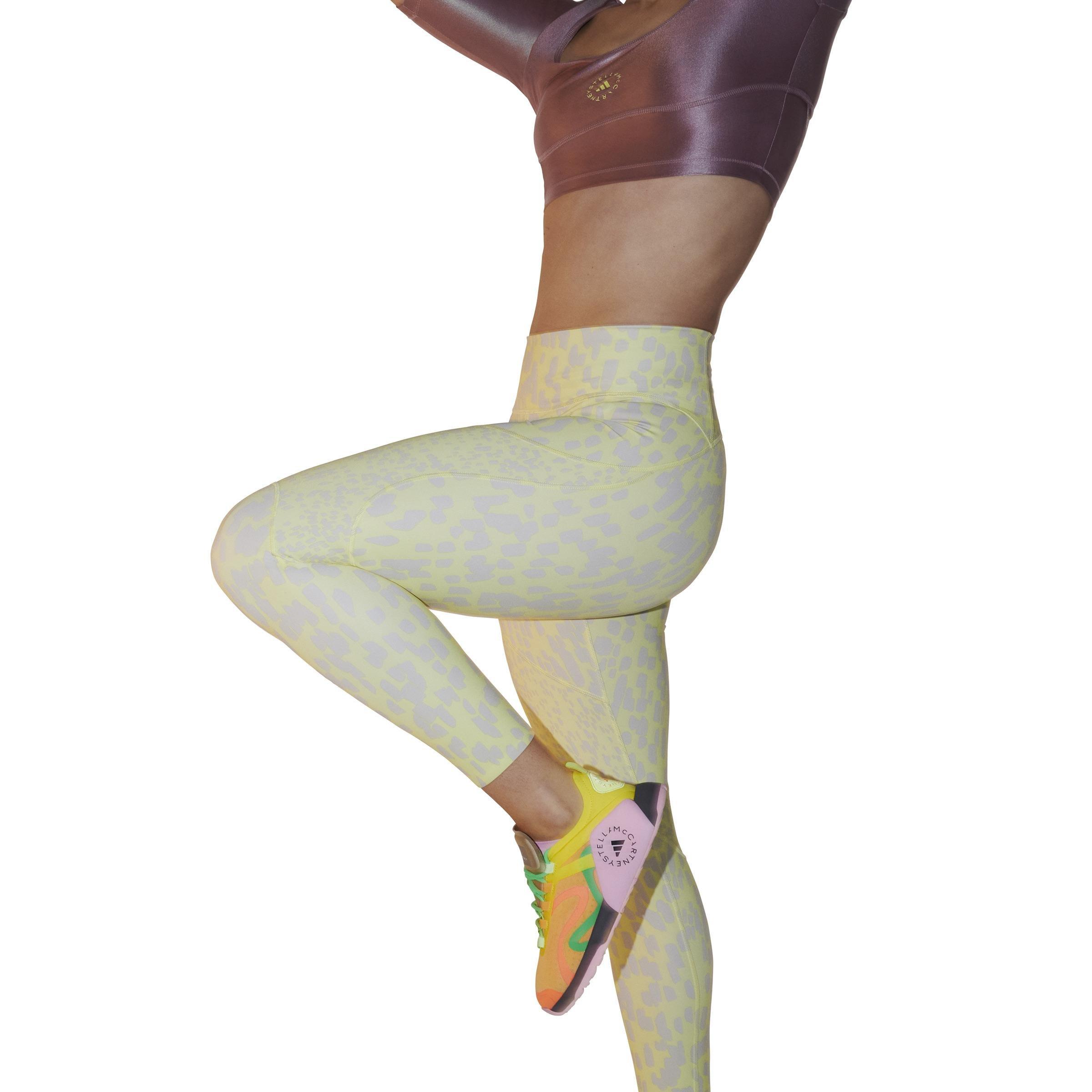 Optime Training Printed 7/8 Leggings, Yellow, , large image number 7