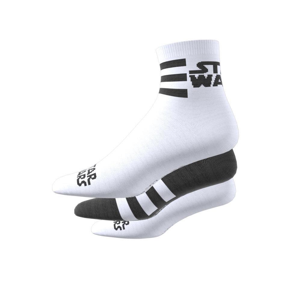Unisex Kids Star Wars Socks - Set Of 3, White, A901_ONE, large image number 1