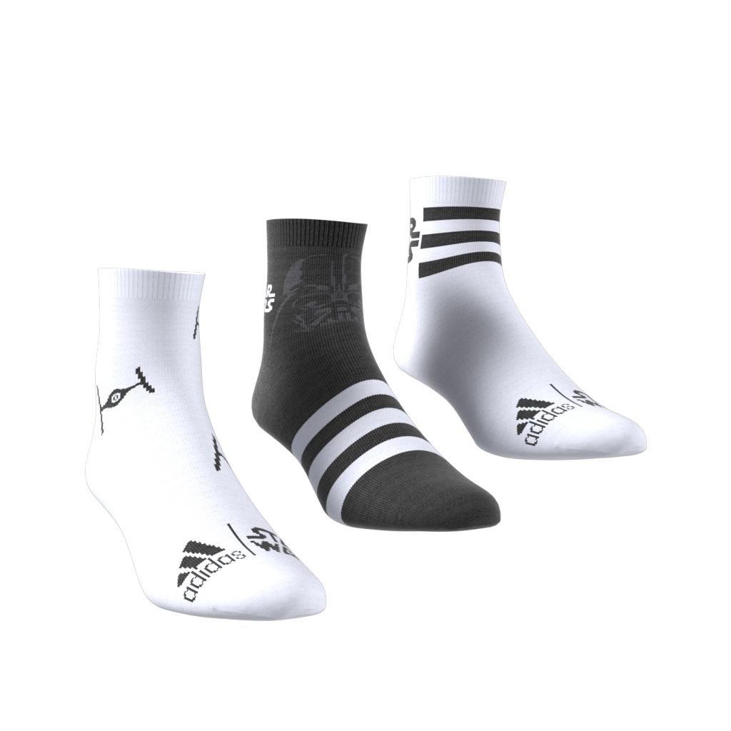Unisex Kids Star Wars Socks - Set Of 3, White, A901_ONE, large image number 2