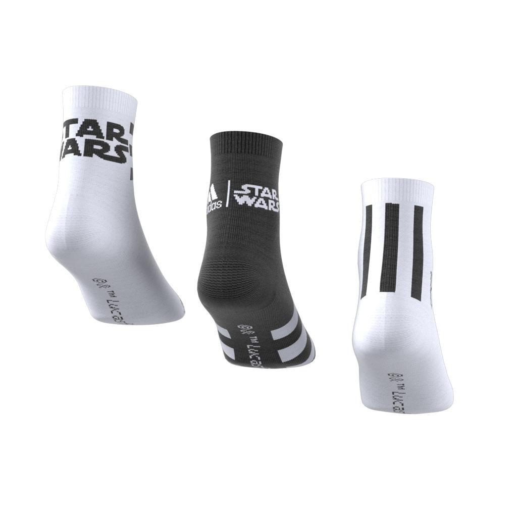 Unisex Kids Star Wars Socks - Set Of 3, White, A901_ONE, large image number 4