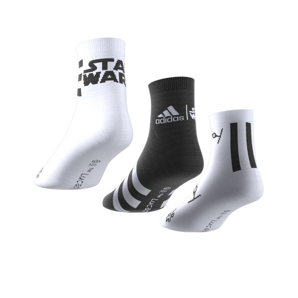 Unisex Kids Star Wars Socks - Set Of 3, White, A901_ONE, large image number 6