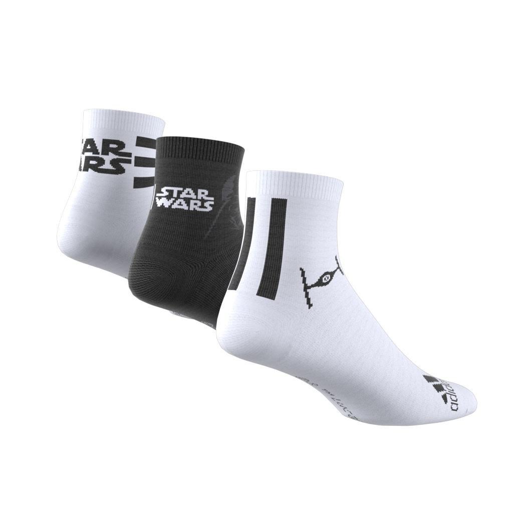 Unisex Kids Star Wars Socks - Set Of 3, White, A901_ONE, large image number 7