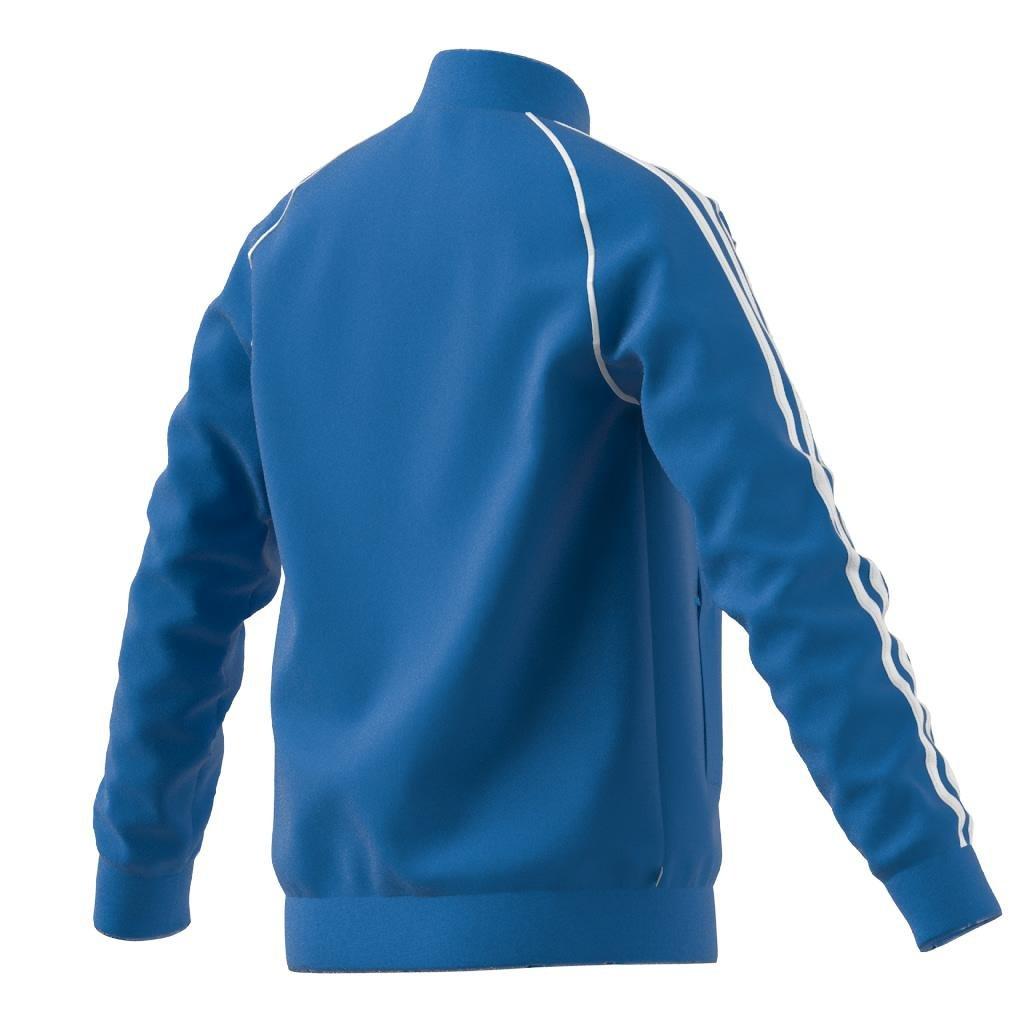 Unisex Kids Adicolor Sst Track Top, Blue, A901_ONE, large image number 7