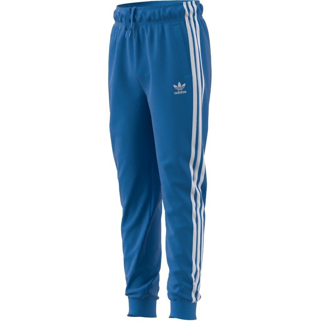 Unisex Kids Adicolor Sst Tracksuit Bottoms, Blue, , large image number 8