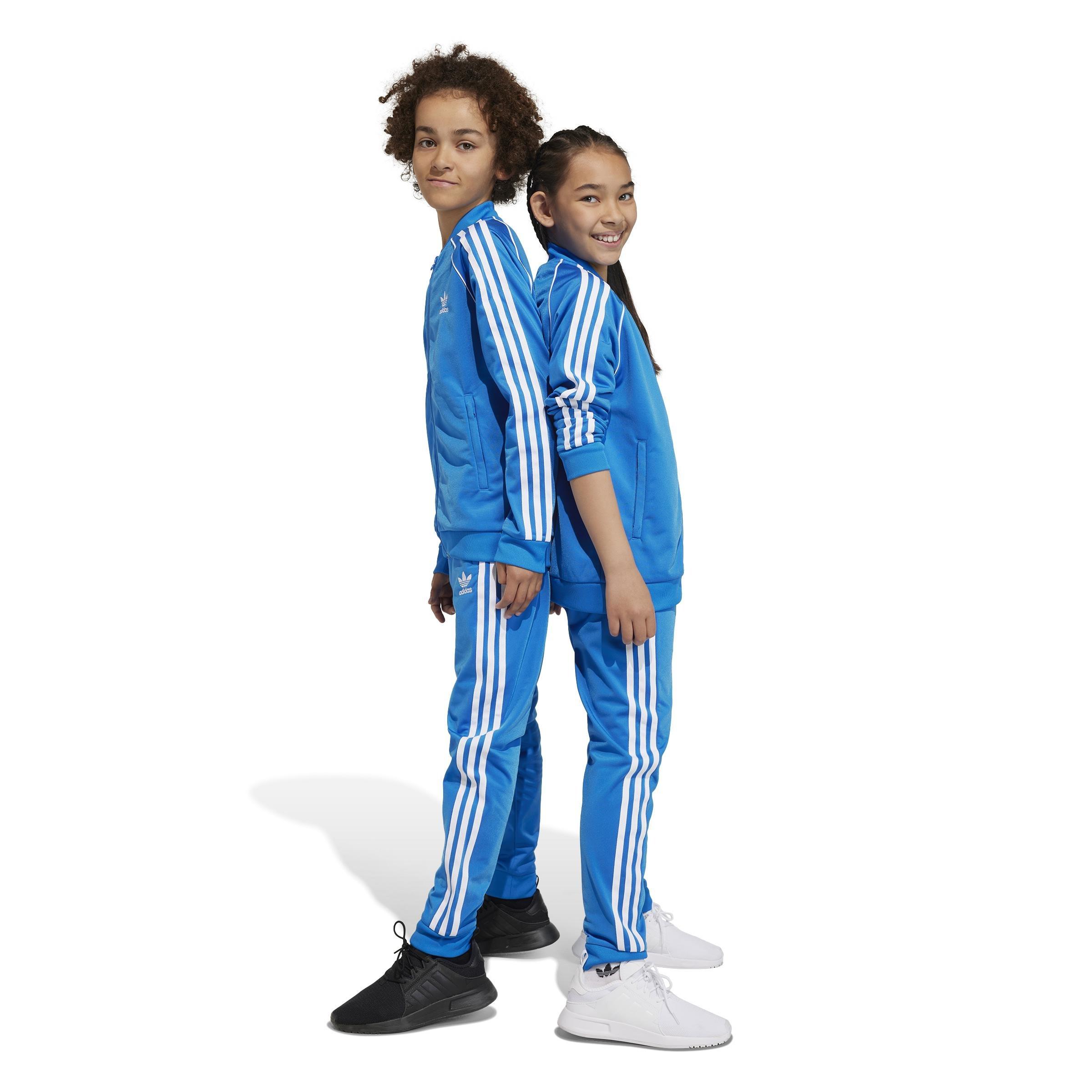 Unisex Kids Adicolor Sst Tracksuit Bottoms, Blue, , large image number 12