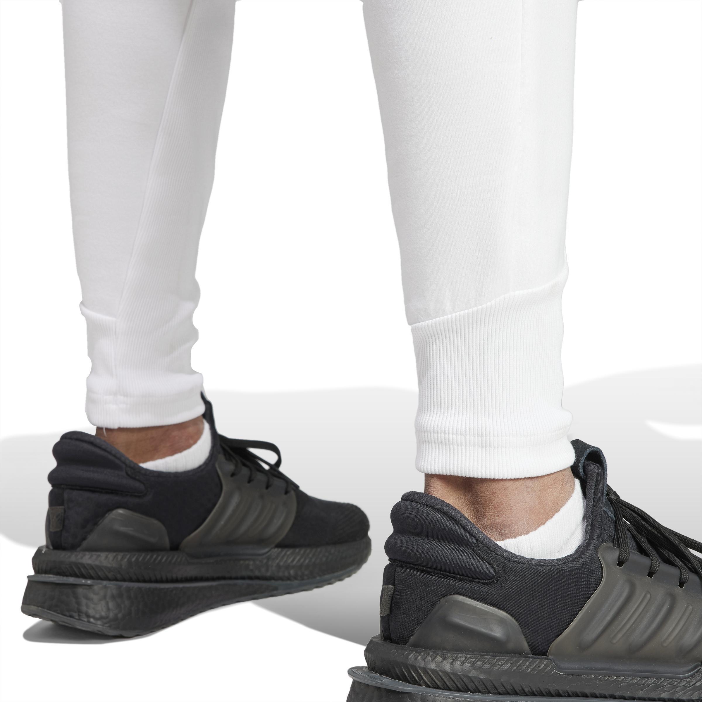 Z.N.E. Premium Tracksuit Bottoms, White, A901_ONE, large image number 3
