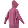 Women Adidas Z.N.E. Overhead Hoodie, Pink, A901_ONE, thumbnail image number 10