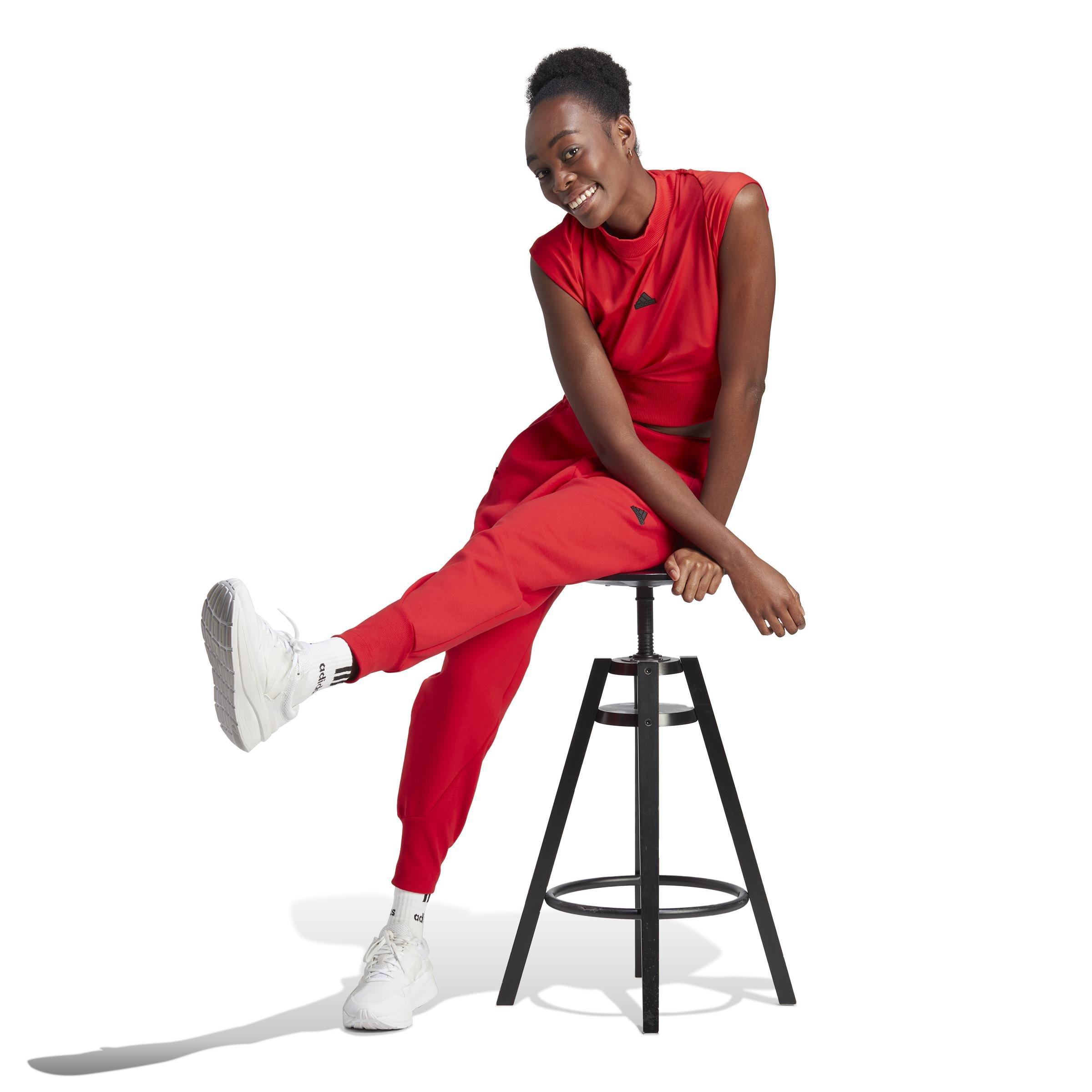 Z.N.E. Tracksuit Bottoms, Red, A901_ONE, large image number 6