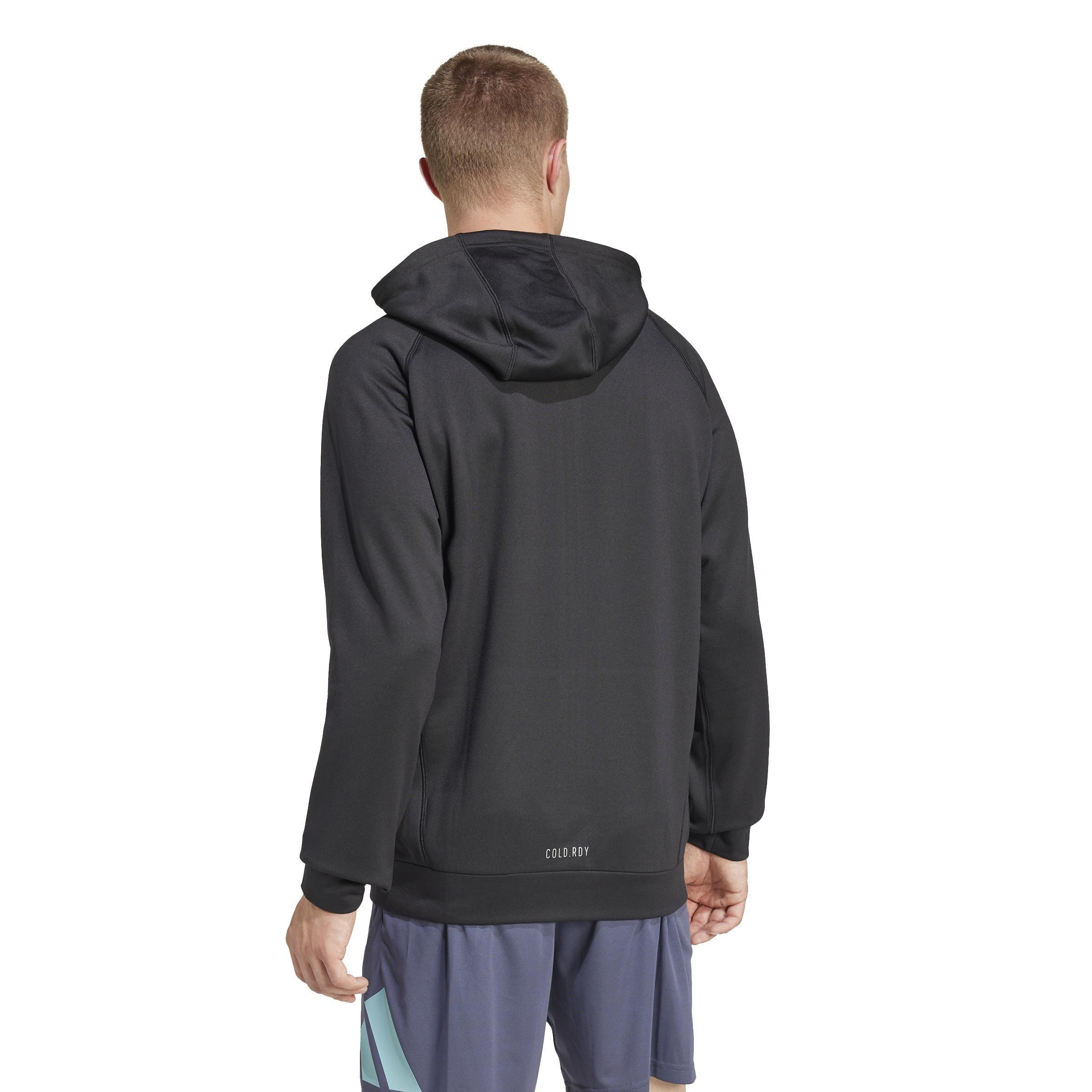 Game and Go Training Full-Zip Hoodie, Black, A901_ONE, large image number 3
