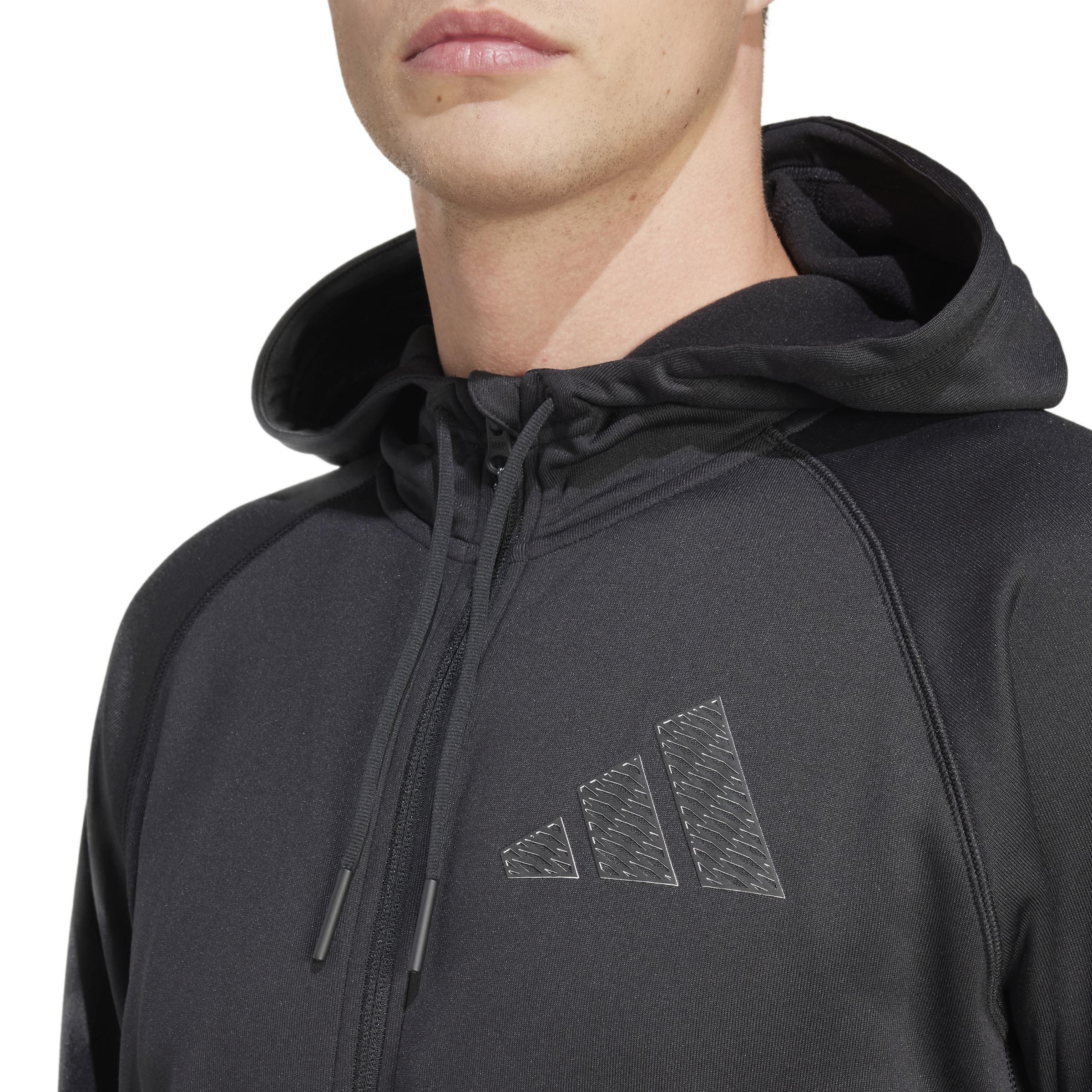 Game and Go Training Full-Zip Hoodie, Black, A901_ONE, large image number 4