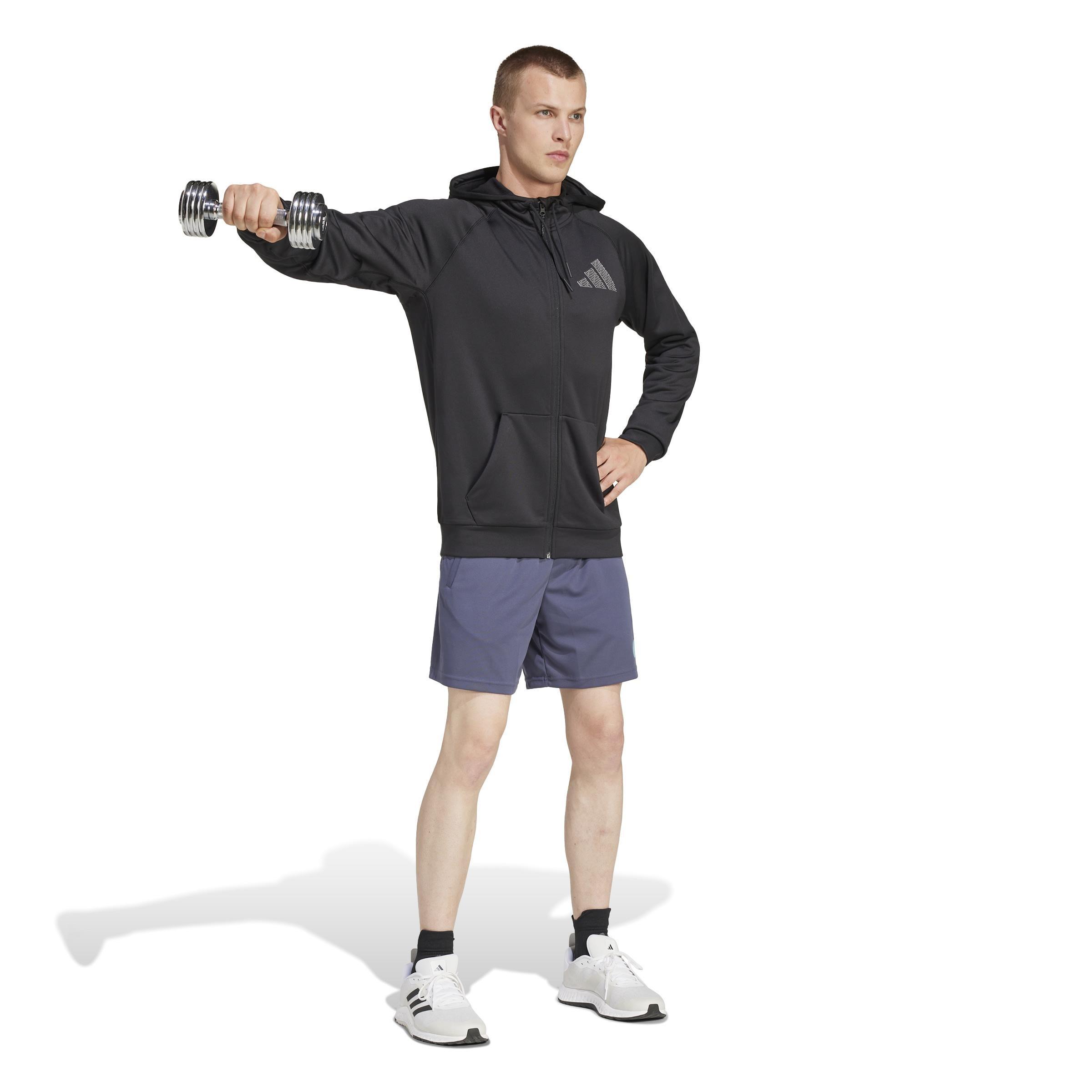 Game and Go Training Full-Zip Hoodie, Black, A901_ONE, large image number 9